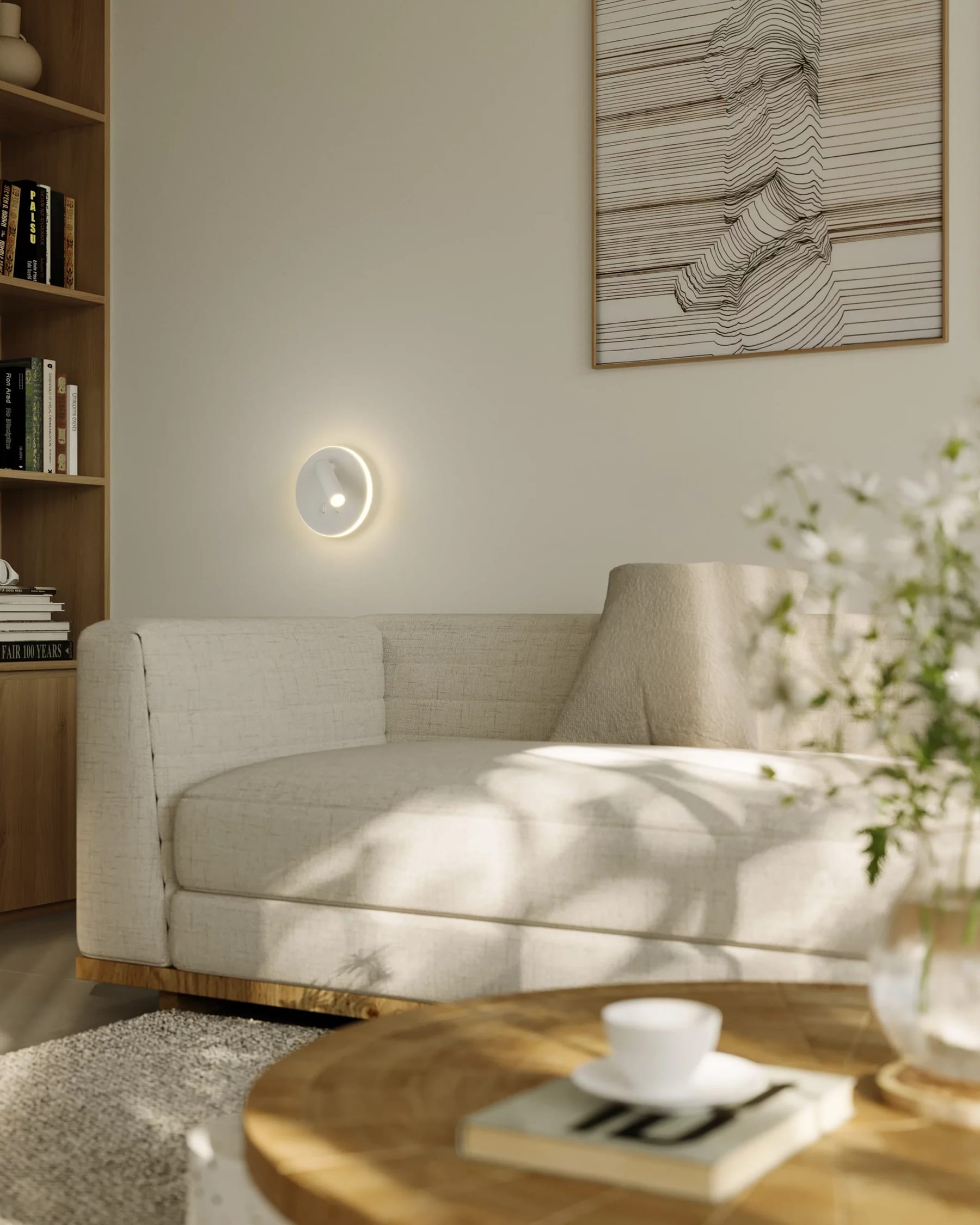 Lumion Lux – Fehér, Fali lámpa