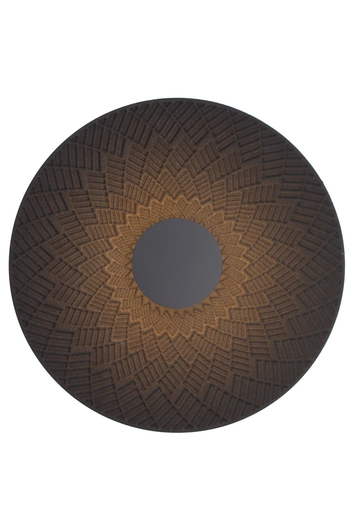 Lumion Misaki – fekete-barna RAL8025, Fali lámpa