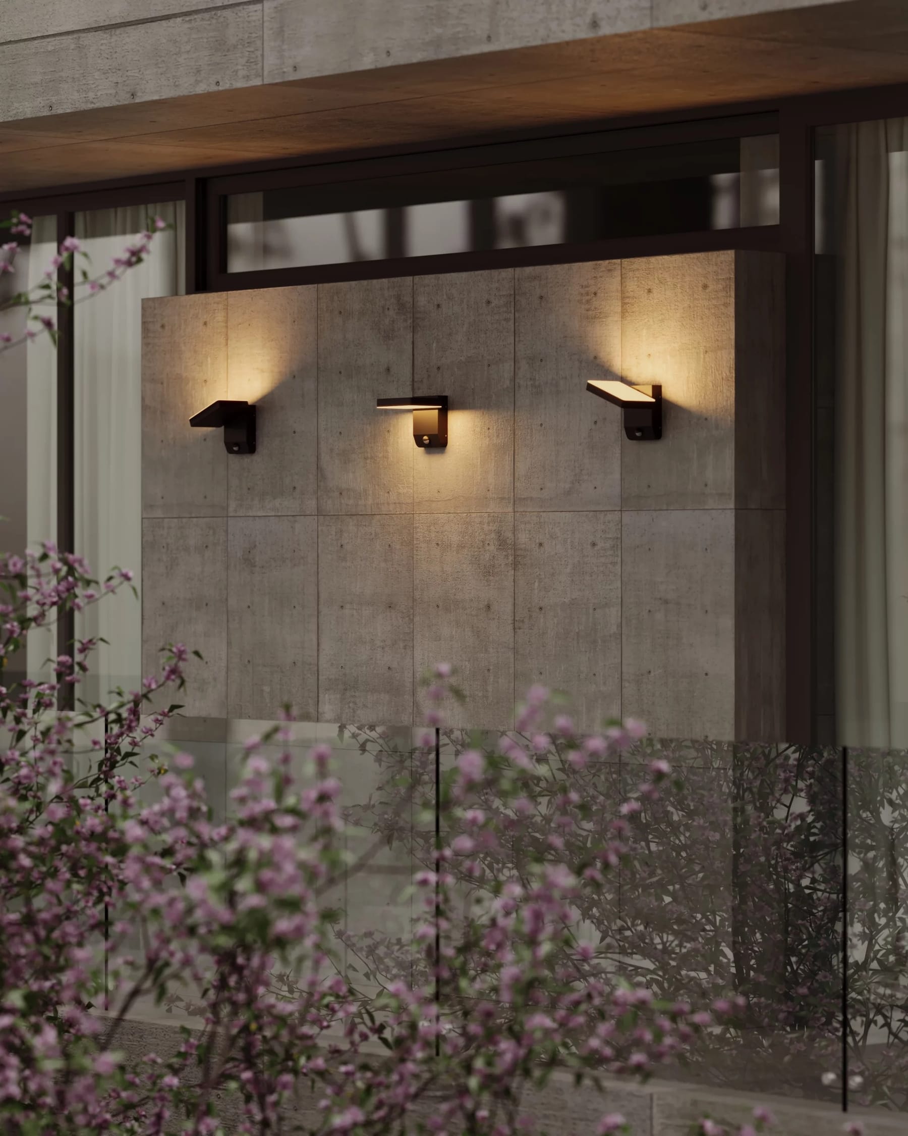 Lumion Ladis – Fekete, Fali lámpa