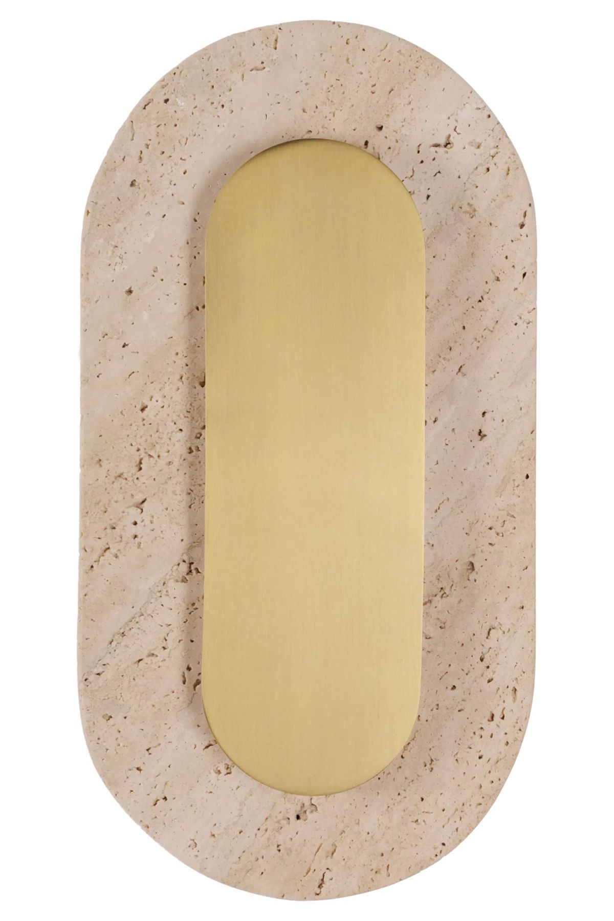 Lumion Travertino Oval – Arany, Fali lámpa