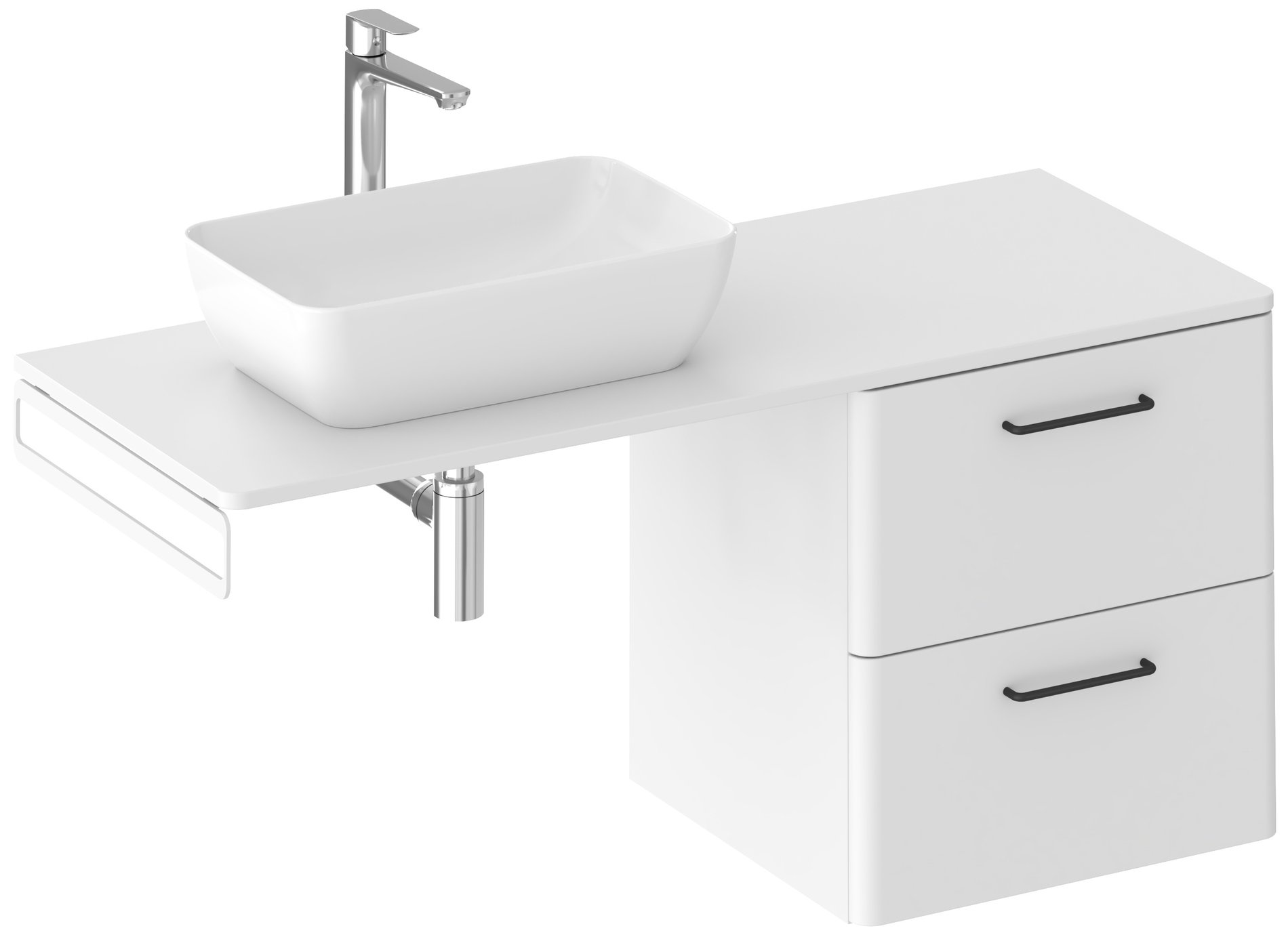 Ravak Balance mosdópult 120 fehér (SD Balance bútorhoz) – Mosdópultok