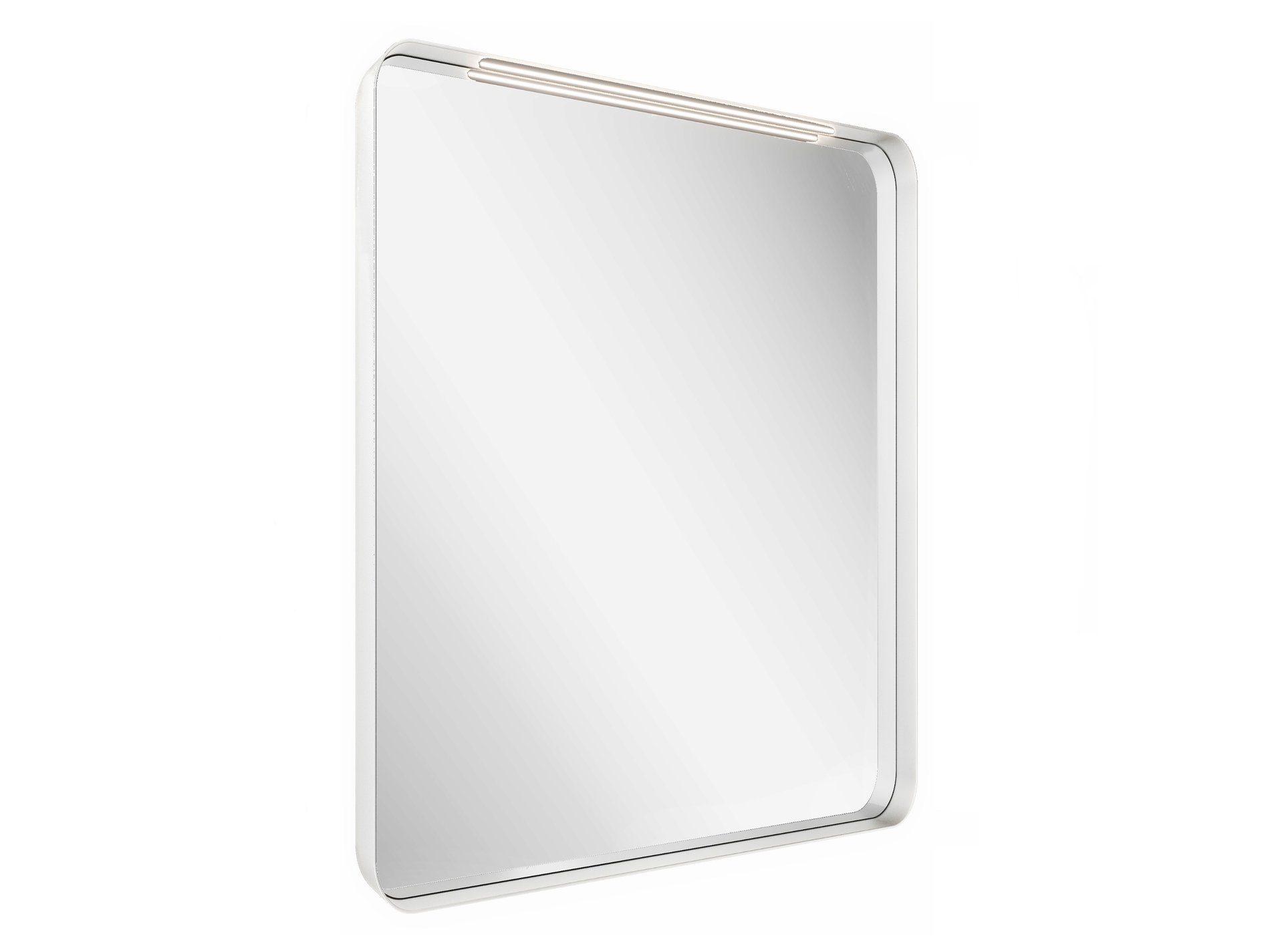 Ravak Strip 60x70 fürdőszobai tükör világítással, fehér