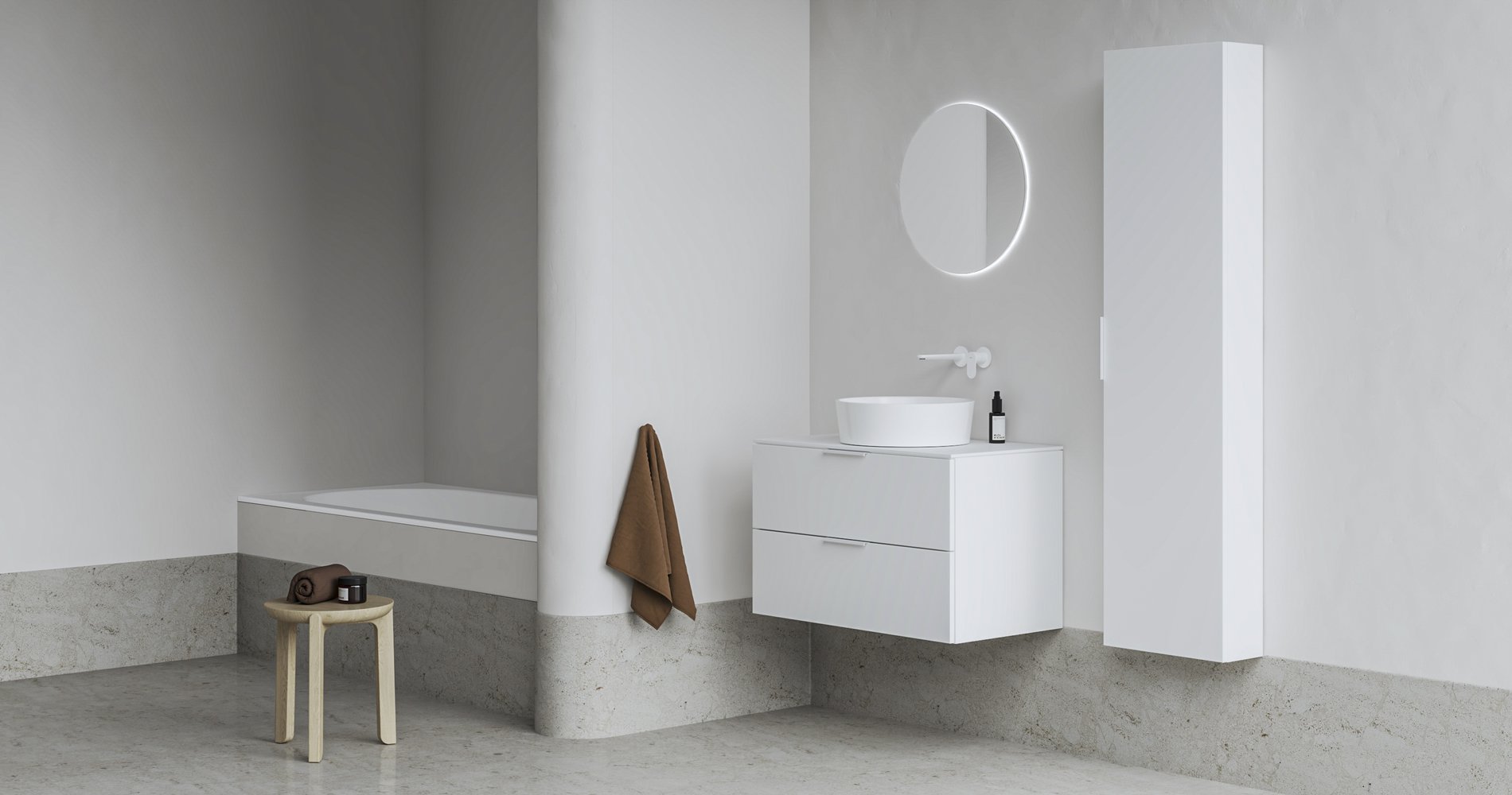 Ravak Comfort II SD 80 fehér – Mosdó alatti szekrények