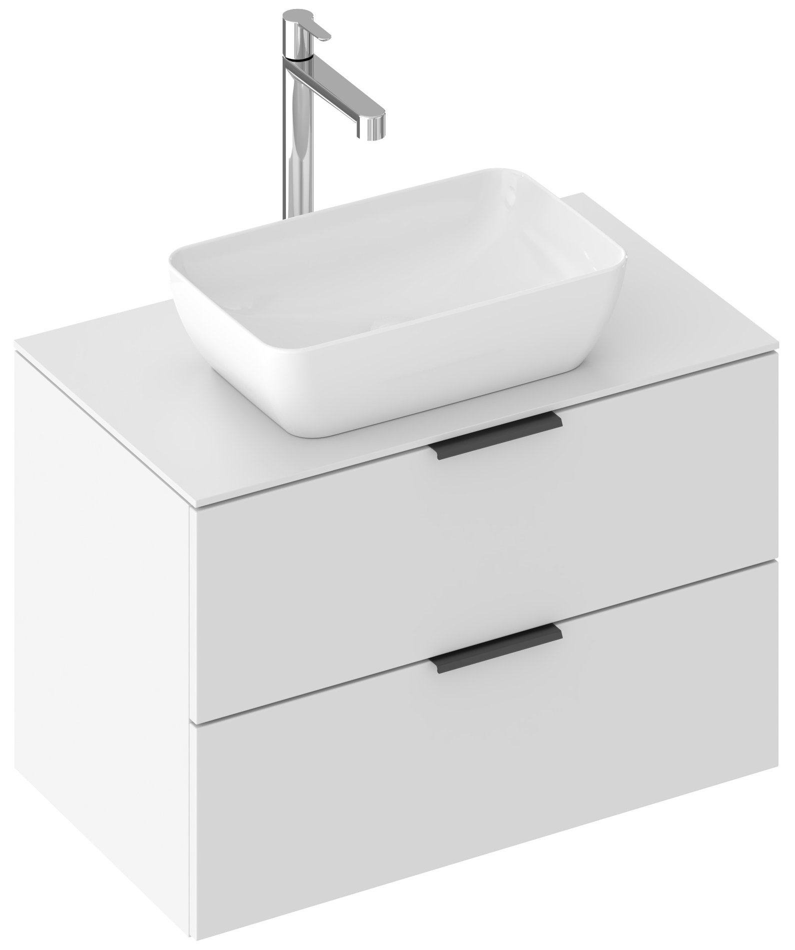 Ravak Comfort II SD 80 fehér – Mosdó alatti szekrények