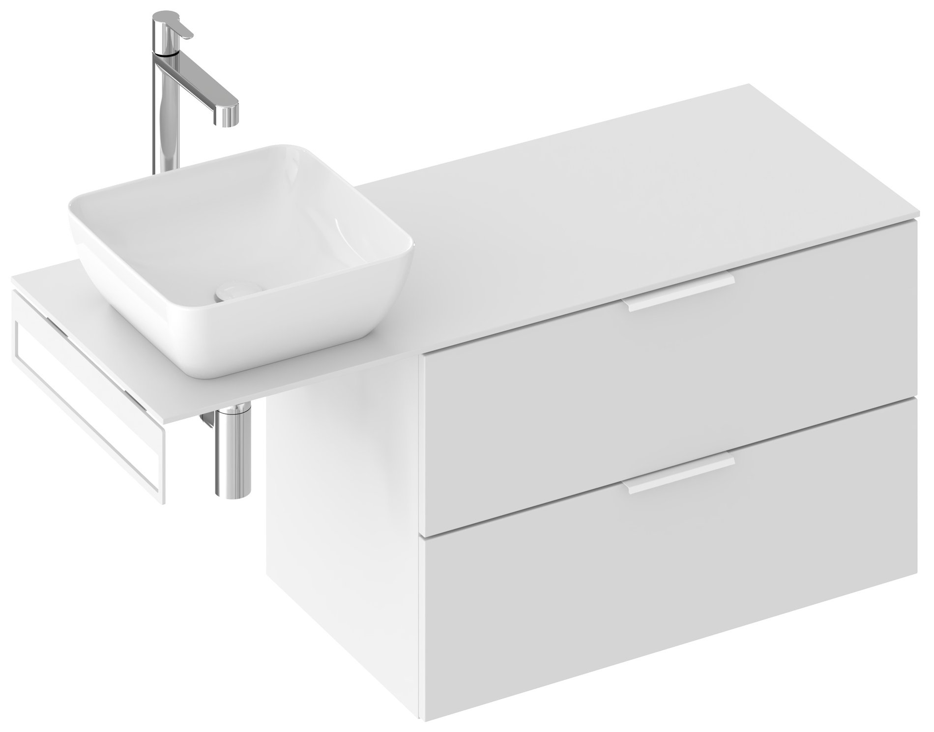 Ravak Comfort II SD 80 fehér – Mosdó alatti szekrények