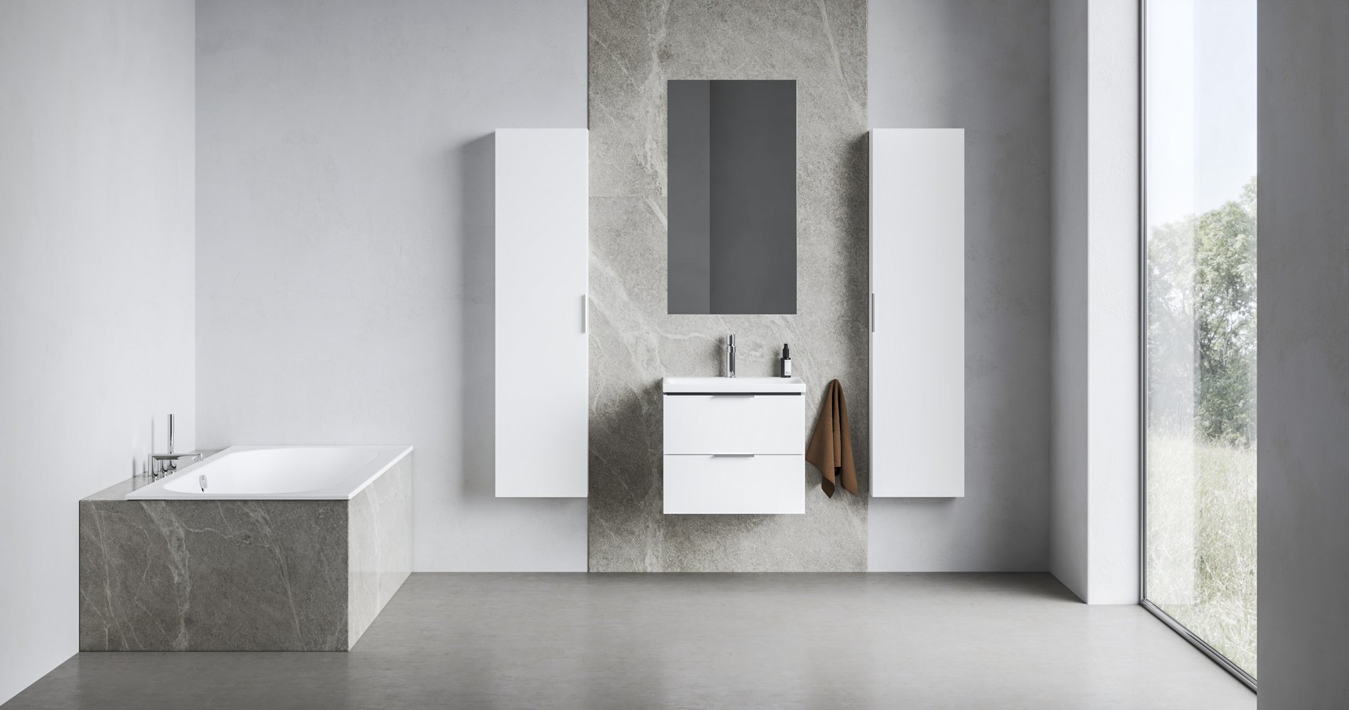 Ravak Comfort II SB 40 fehér – Fürdőszobai fali szekrények