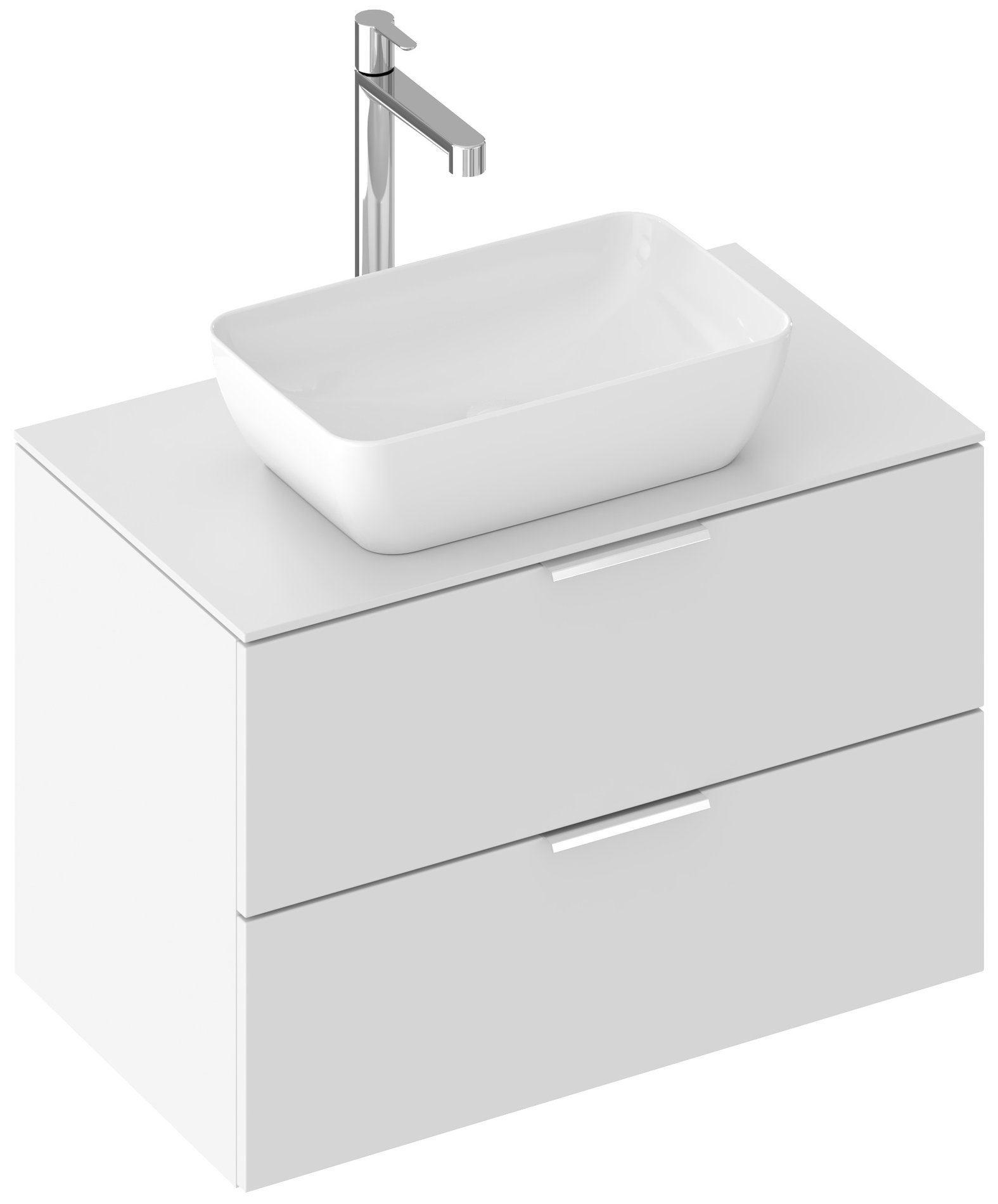 Ravak Comfort II fogantyú, króm (1 db) – Fürdőszobabútor kiegészítő