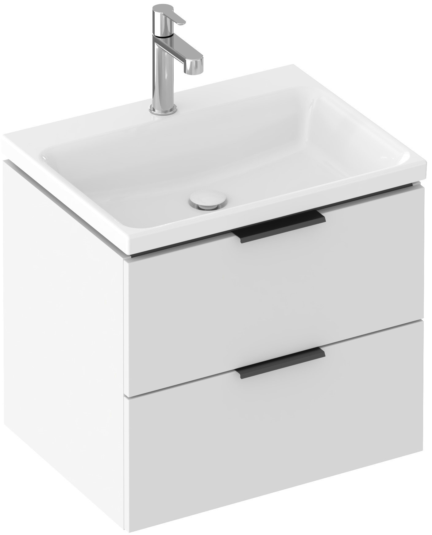 Ravak Comfort II fogantyú, fekete (1 db) – Fürdőszobabútor kiegészítő