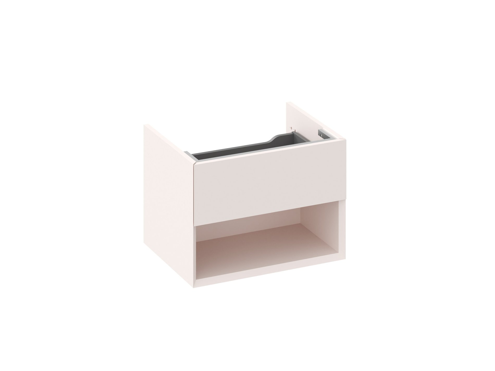 Ravak SD Lite 60 fürdőszobai szekrény mosdó alá Alabaster Pink – Rózsaszín, Mosdó alatti szekrények