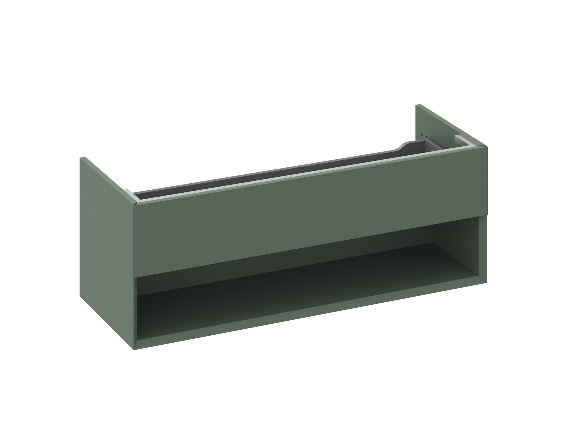 Ravak SD Lite 120 fürdőszobai szekrény mosdó alá Grey Green – Zöld, Mosdó alatti szekrények