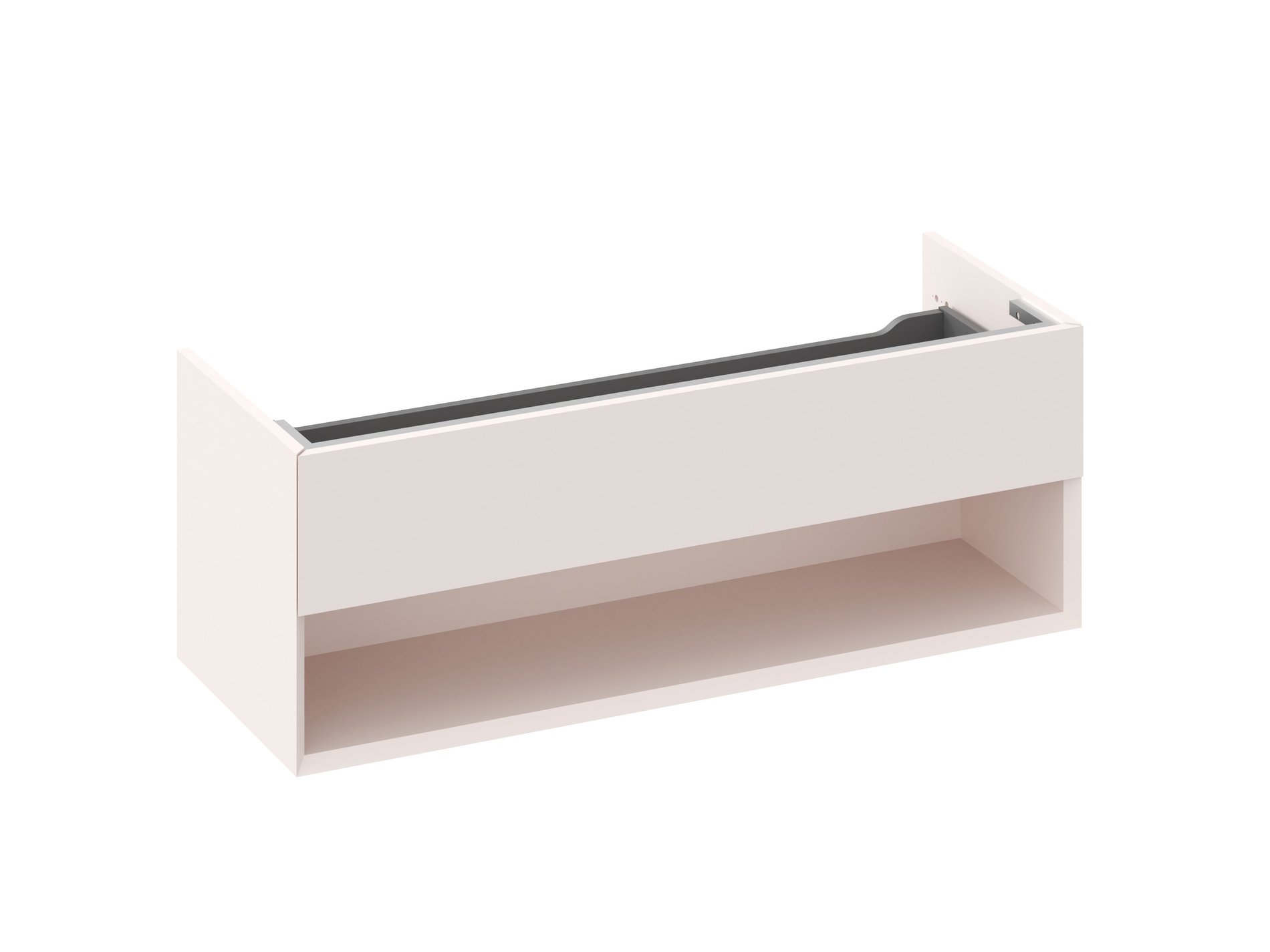 Ravak SD Lite 120 fürdőszobai szekrény mosdó alá Alabaster Pink – Rózsaszín, Mosdó alatti szekrények