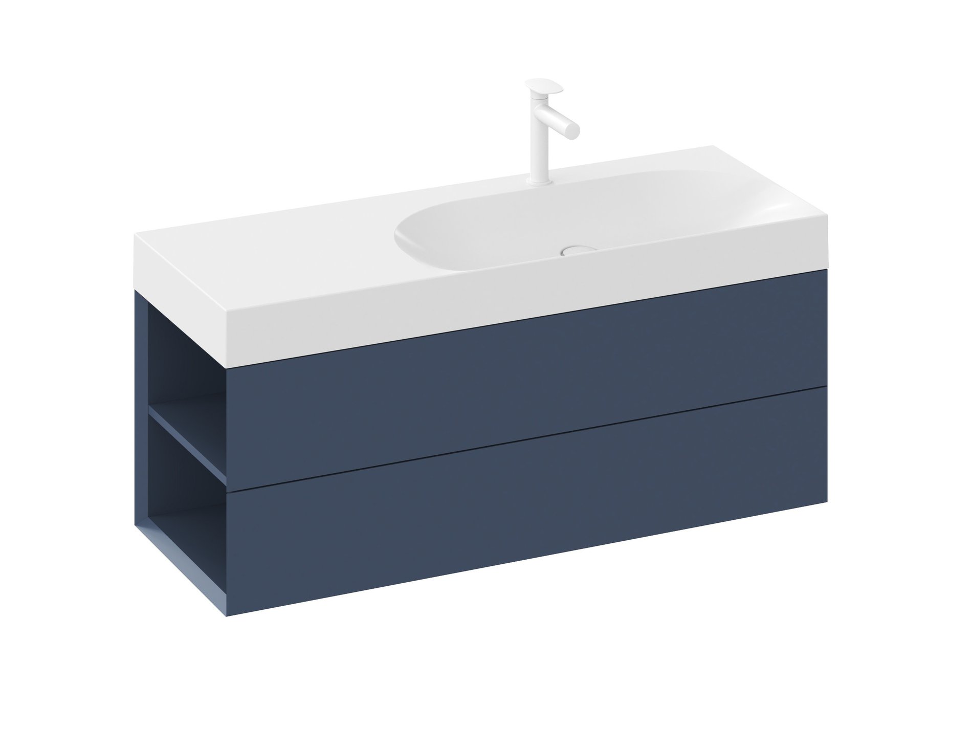 Ravak SD Lite 120 B fürdőszobai szekrény mosdó alá Deepsea Blue – Mosdó alatti szekrények
