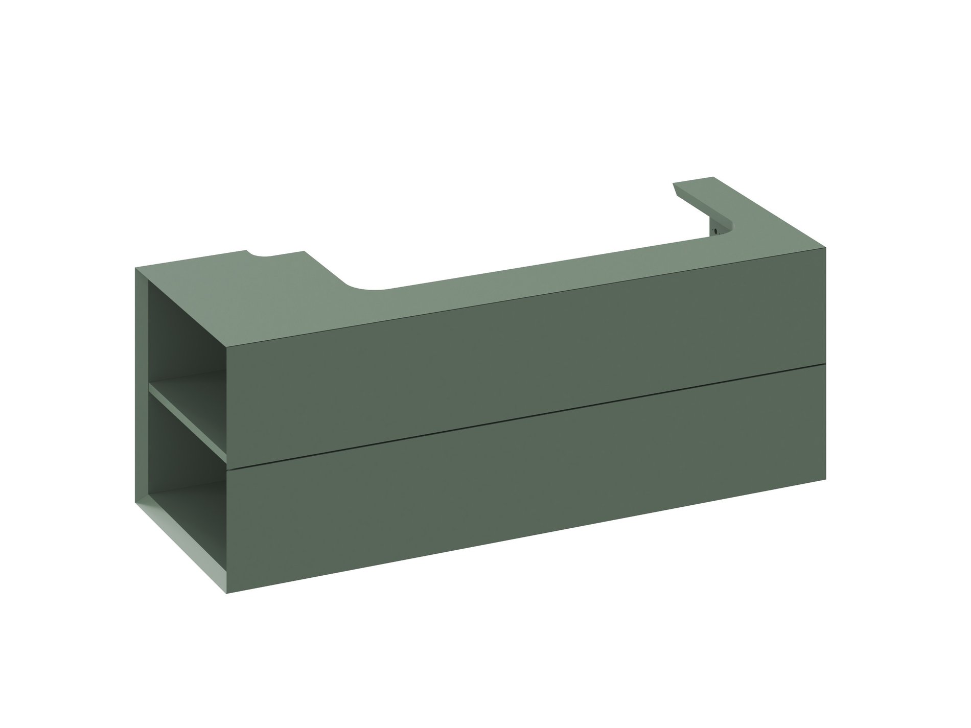 Ravak SD Lite 120 B fürdőszobai szekrény mosdó alá Grey Green – Zöld, Mosdó alatti szekrények