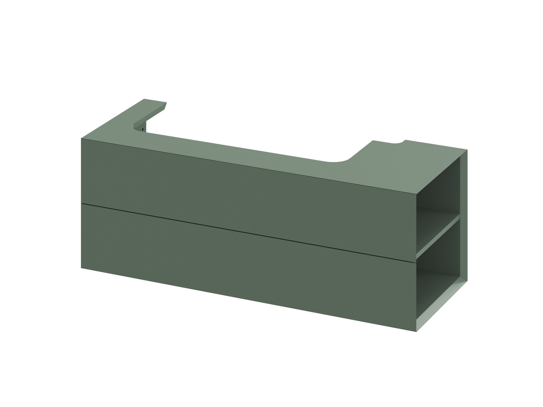 Ravak SD Lite 120 J fürdőszobai szekrény mosdó alá Grey Green – Zöld, Mosdó alatti szekrények