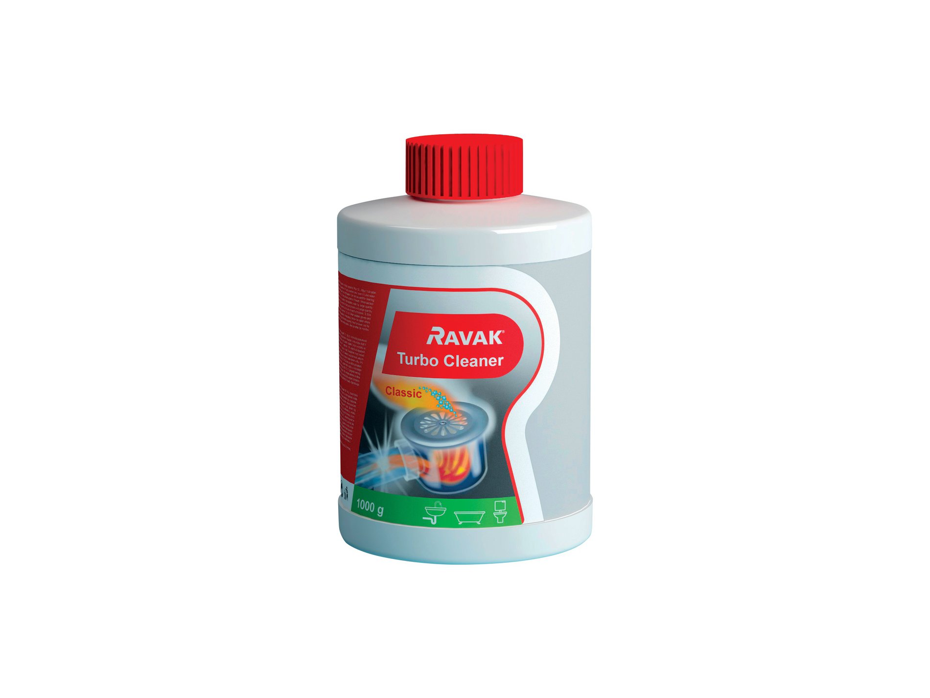 Ravak TurboCleaner (1000 g) – Mosdó kiegészítők