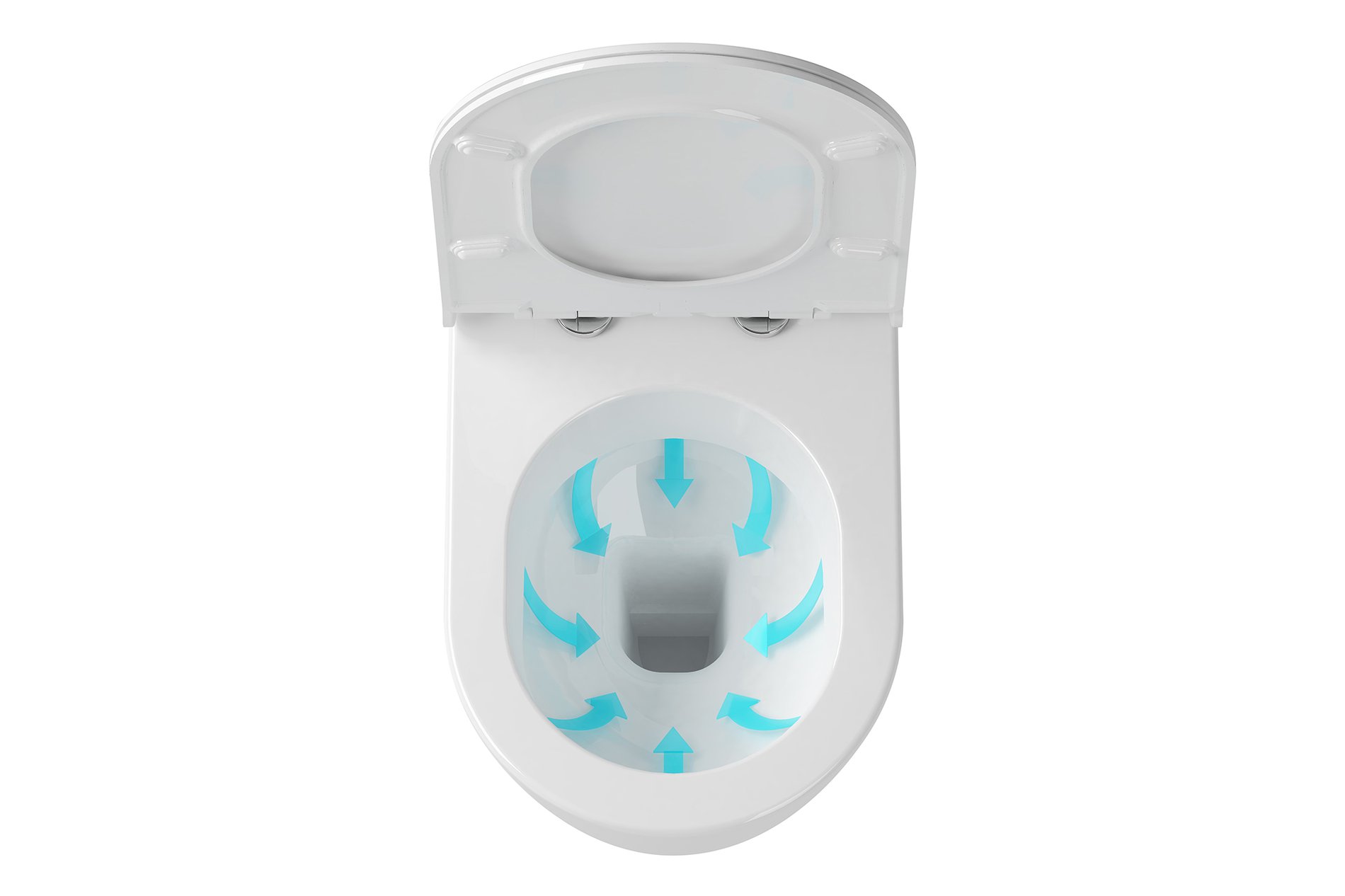 Ravak Uni Chrome WC Rim fehér – WC-k