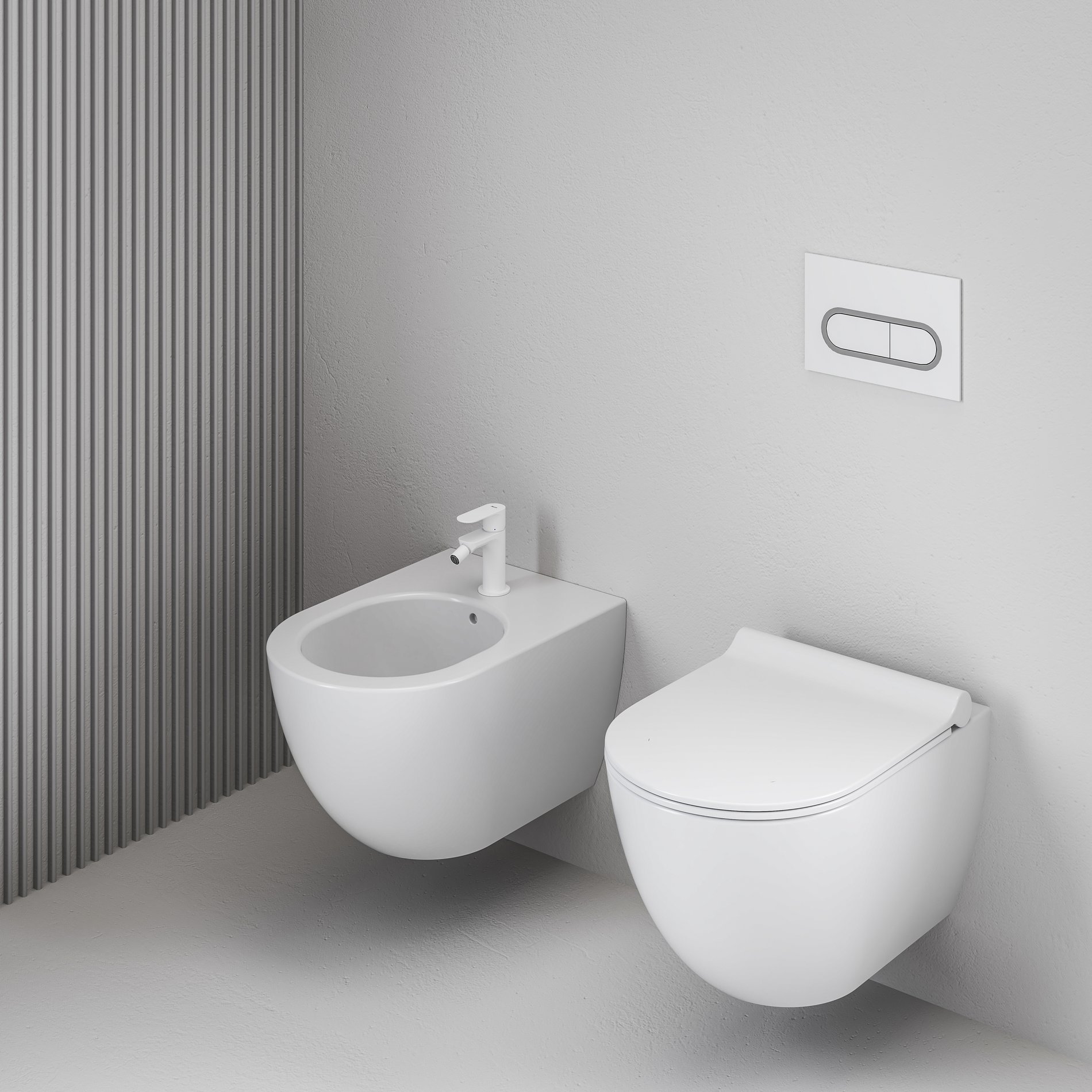 Ravak Uni Chrome bidé, fehér – Bidék