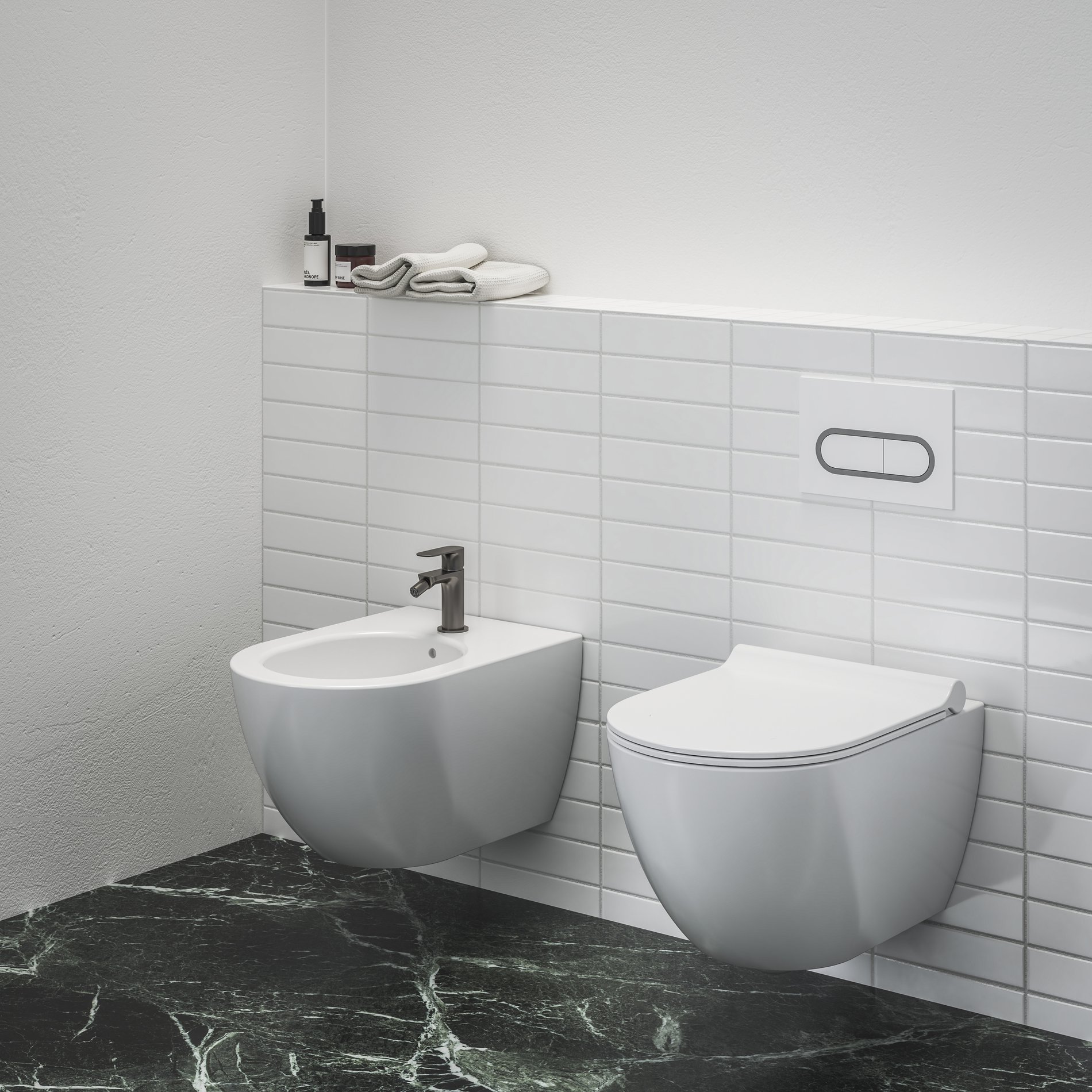 Ravak Uni Chrome bidé, fehér – Bidék