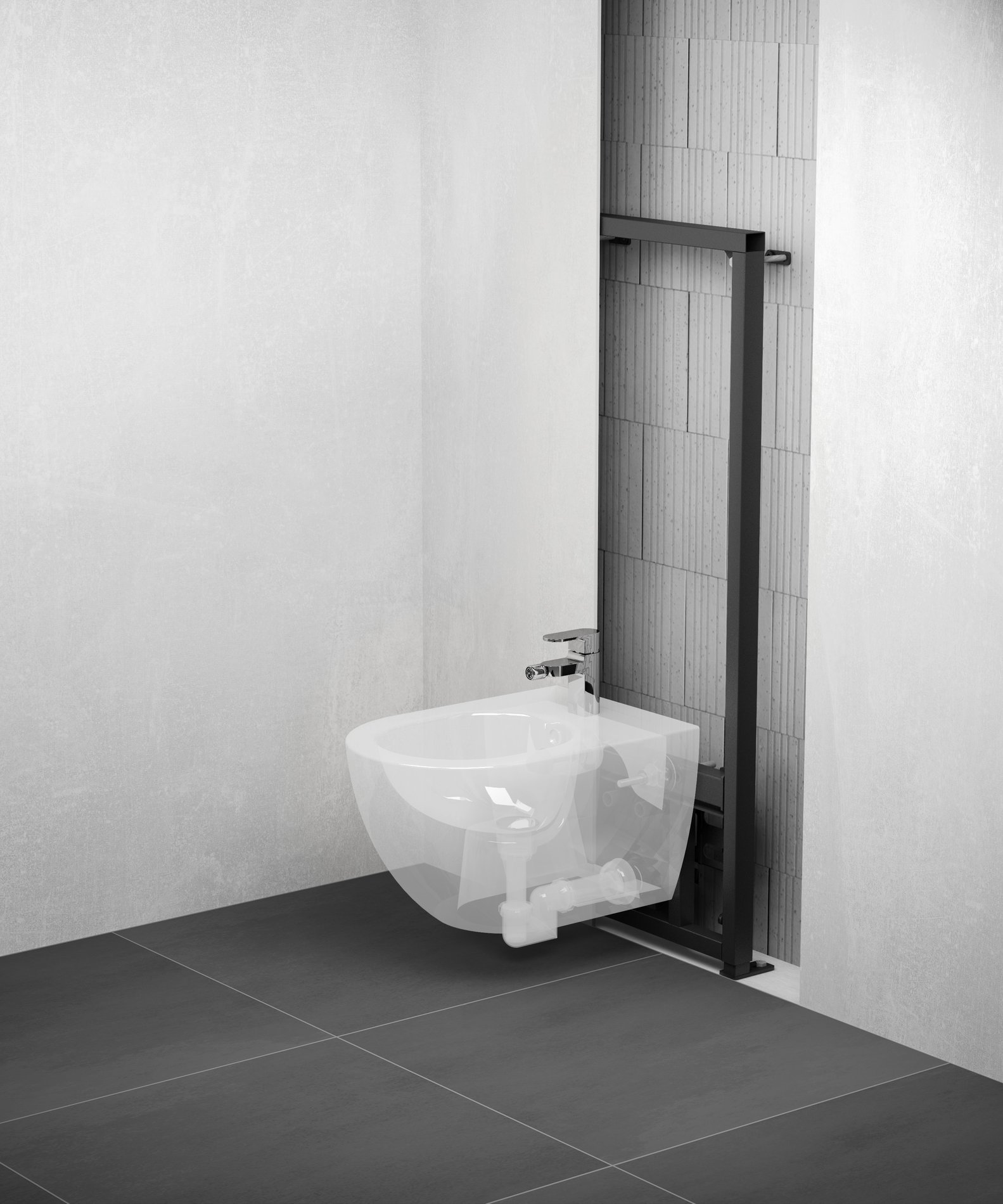 Ravak Uni Chrome bidé, fehér – Bidék