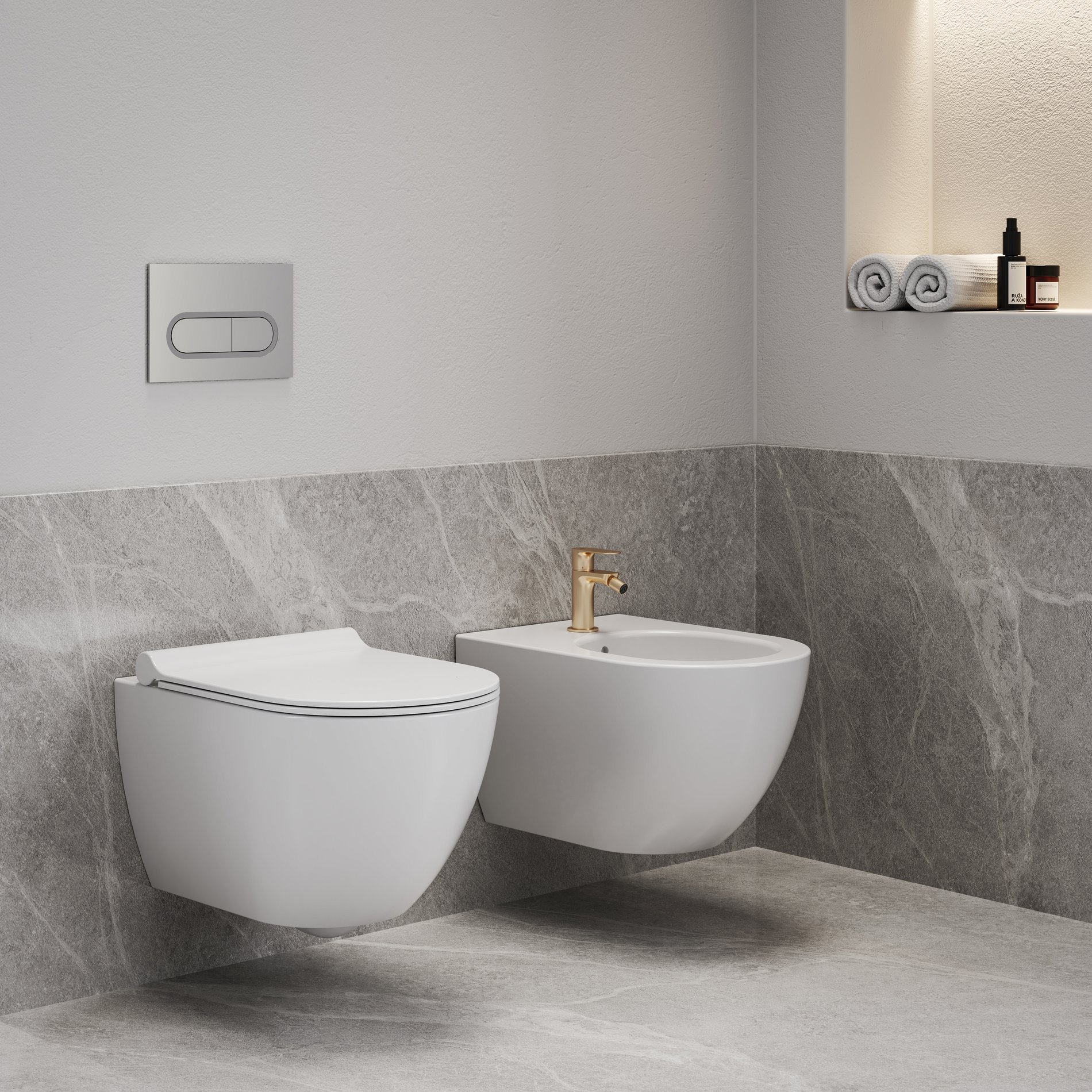 Ravak Uni Chrome WC RimOff fehér – WC-k
