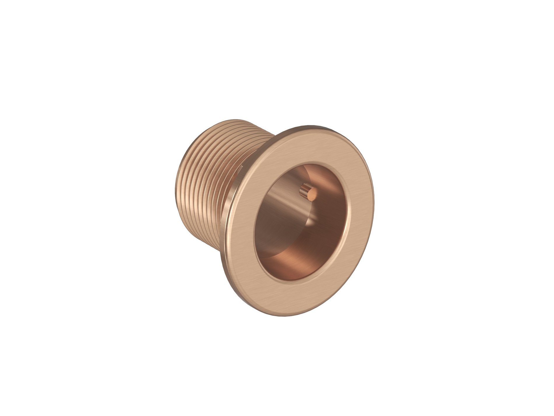 Mosdó túlfolyó fedél, rose gold