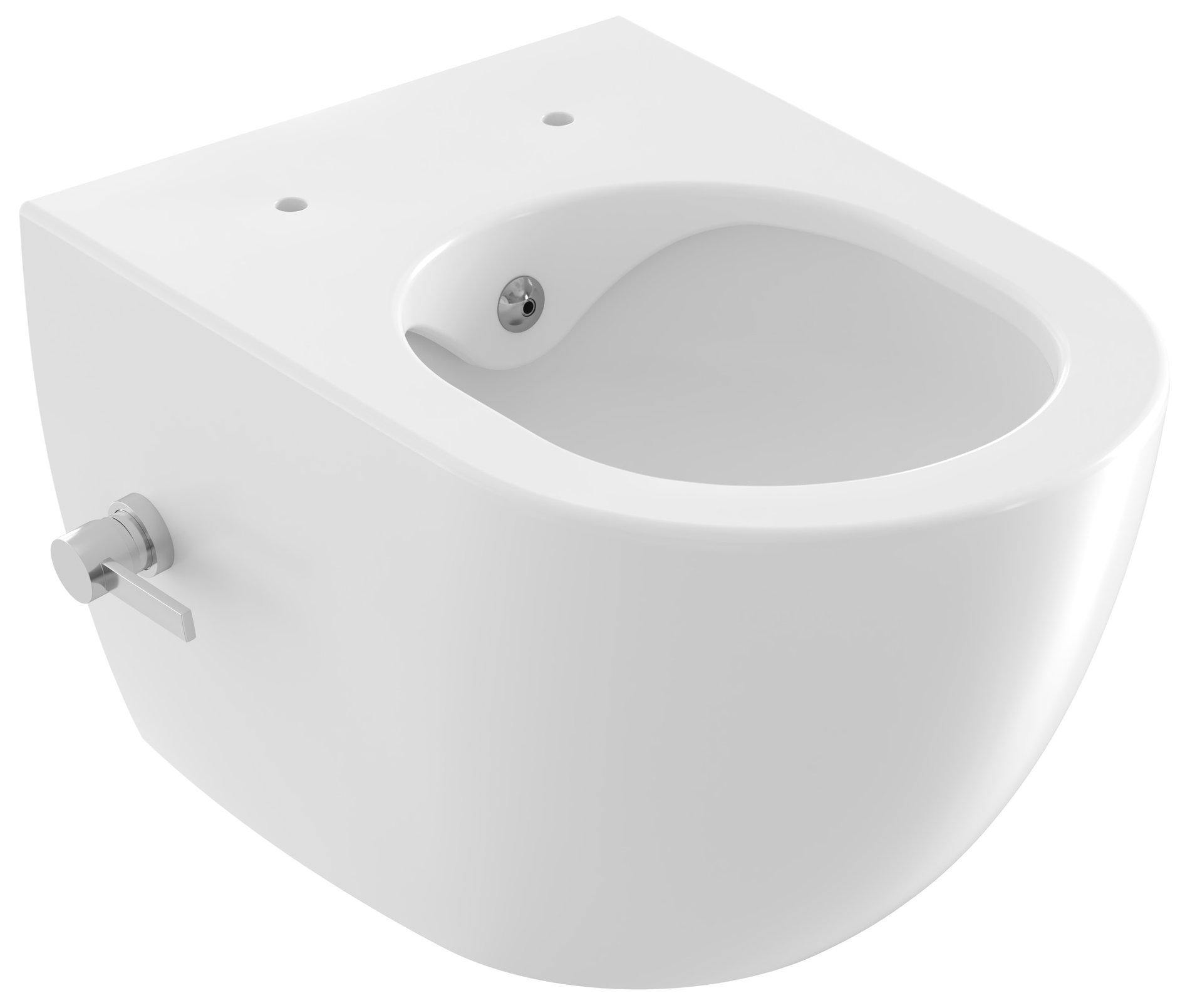 Ravak WC Uni Chrome RimOff és bidé fúvókával, fehér – Bidék