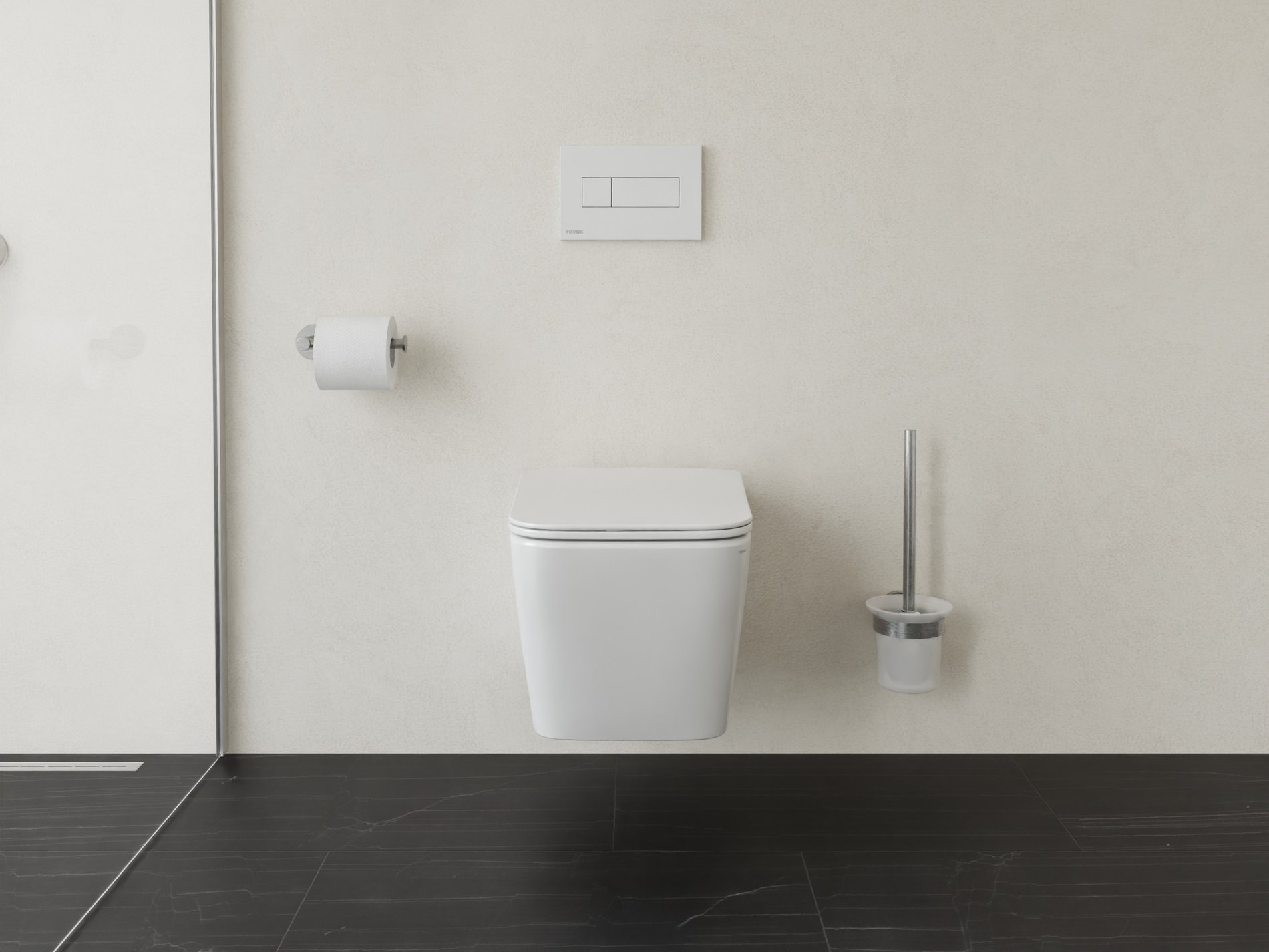 Ravak Classic II/Natural RimOff fali WC szett, fehér – WC-k