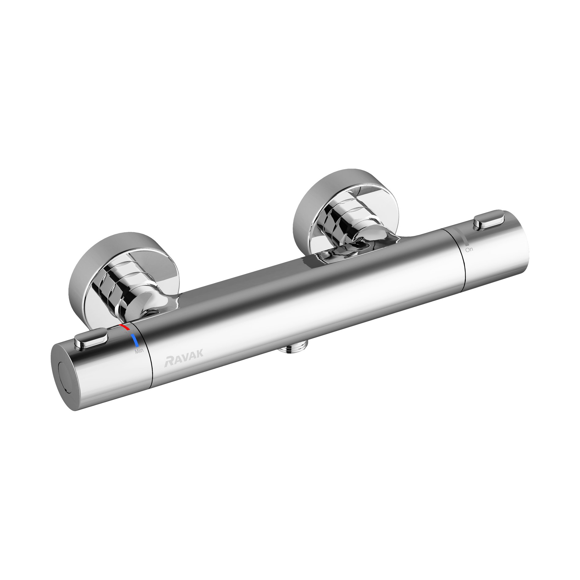 Ravak Termo 300 termosztátos fali zuhanycsaptelep 150 mm TE 033.00CR, króm – Termosztátos csaptelepek