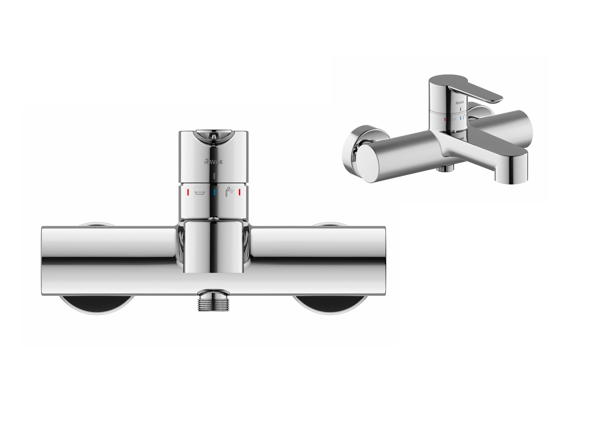 Ravak Puri kádcsaptelep 150 mm PU 022.00CR, króm – Kádcsaptelepek