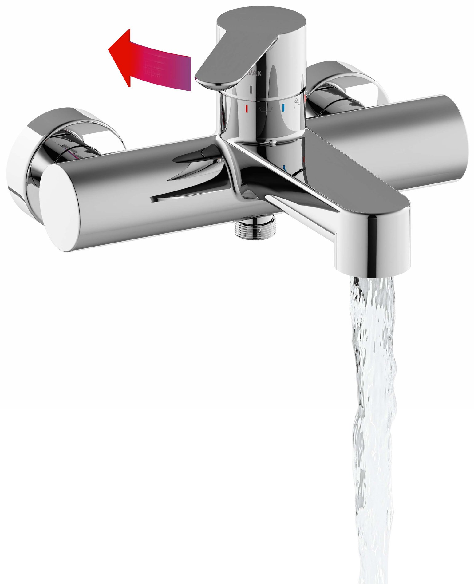 Ravak Puri kádcsaptelep 150 mm PU 022.00CR, króm – Kádcsaptelepek