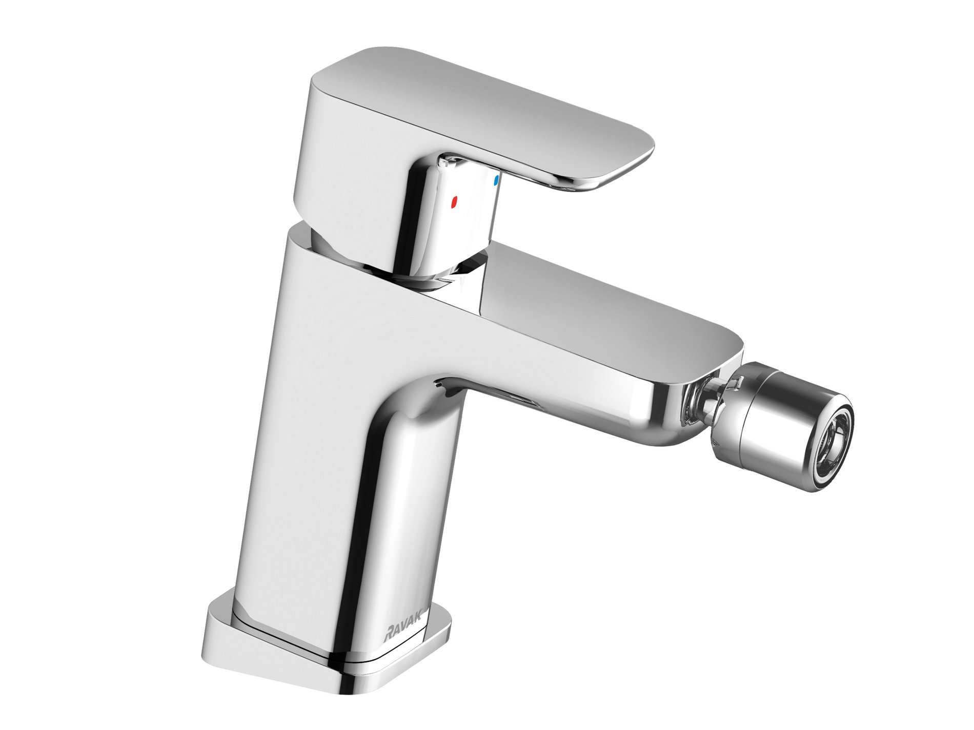 Ravak 10° Free bidécsaptelep leeresztővel TD F 055.00CR, króm – Bidé csaptelep