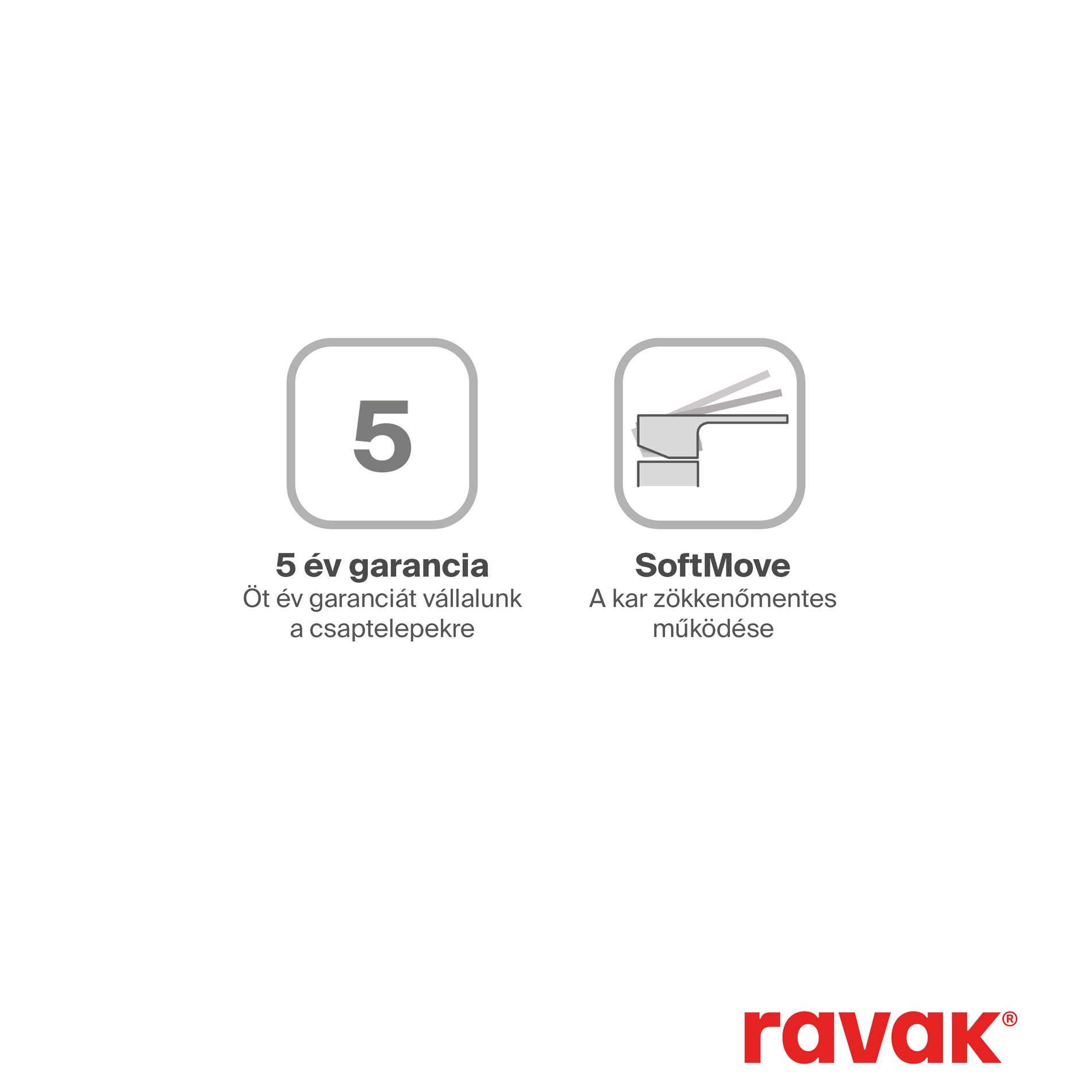 Ravak Puri bidécsaptelep leeresztővel PU 055.00CR, króm – Bidé csaptelep