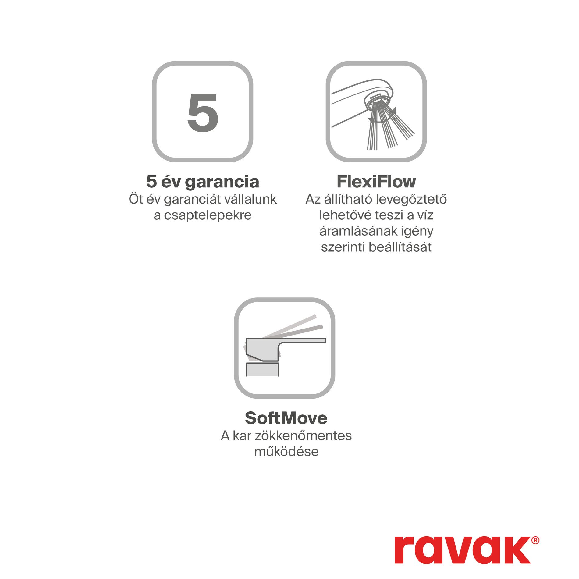 Ravak 10° Free álló mosdócsaptelep leeresztő nélkül, 333 mm TD F 015.20BLM, matt fekete – Mosdó csaptelepek