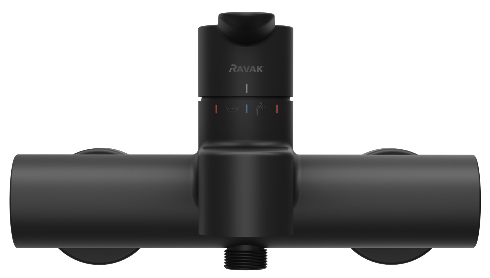 Ravak Puri kádcsaptelep 150 mm PU 022.20BLM, matt fekete – Kádcsaptelepek