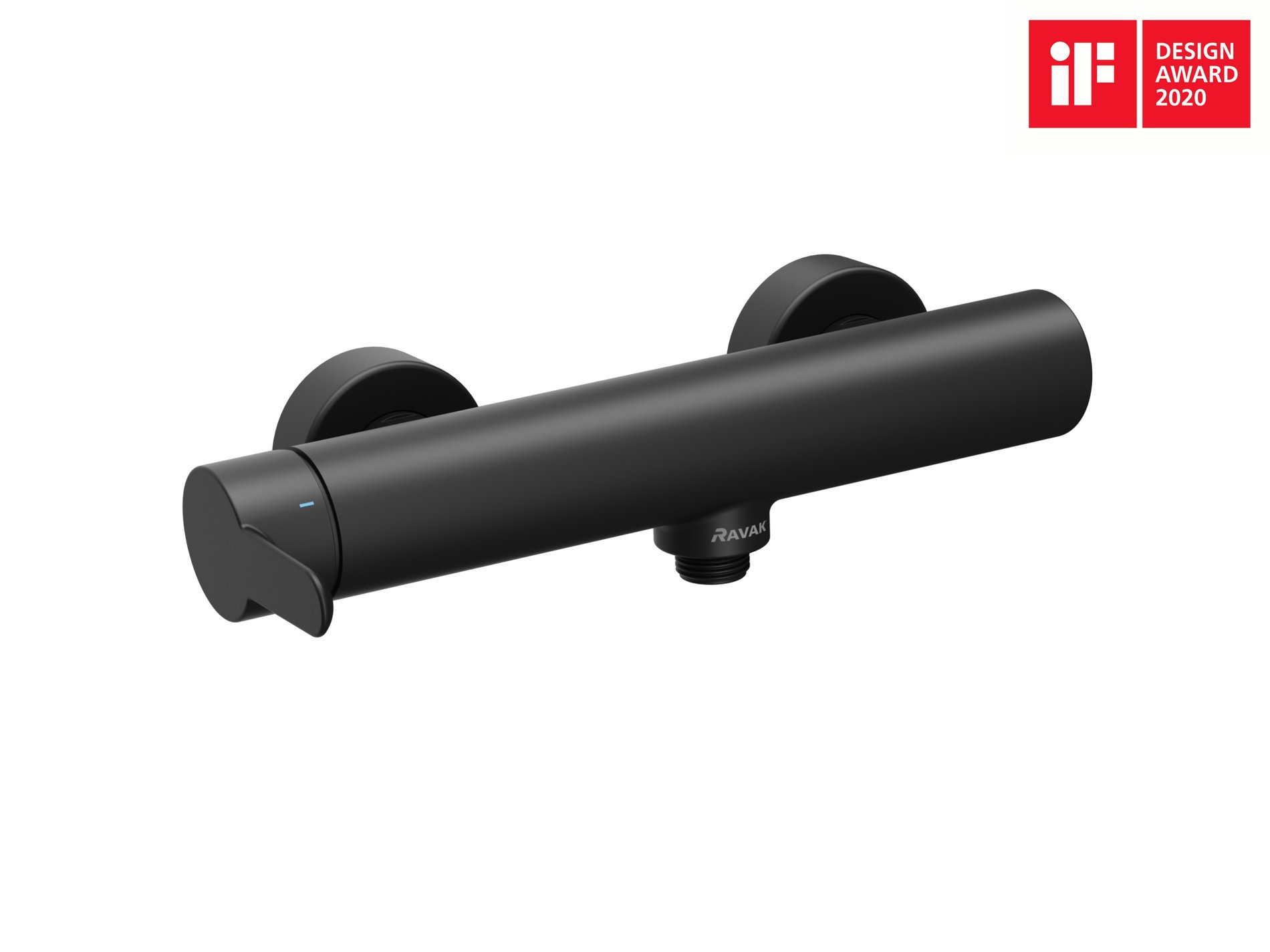 Ravak Puri zuhanycsaptelep 150 mm PU 032.20BLM, matt fekete – Zuhanycsaptelepek
