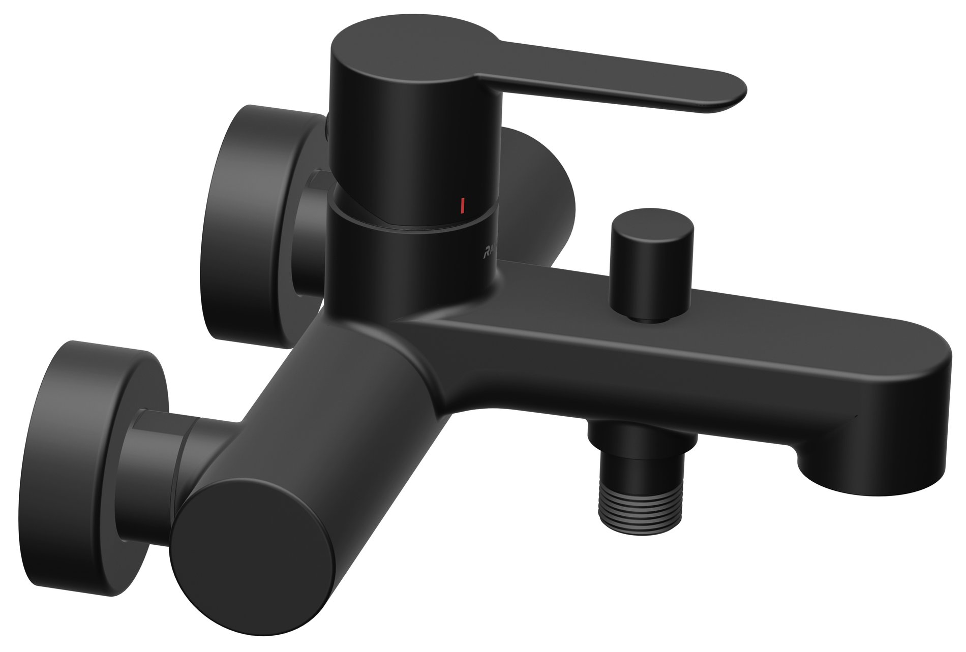 Ravak Puri kádcsaptelep 150 mm PU 022.21BLM, matt fekete – Kádcsaptelepek