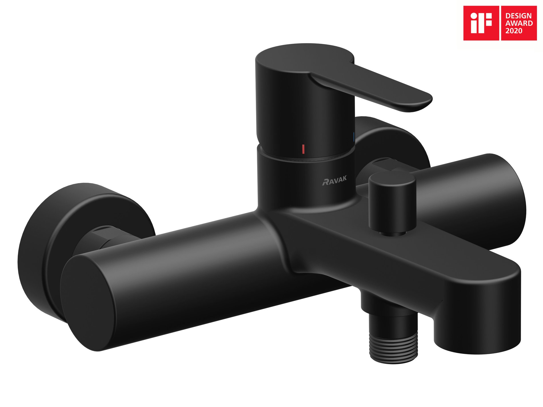 Ravak Puri kádcsaptelep 150 mm PU 022.21BLM, matt fekete – Kádcsaptelepek