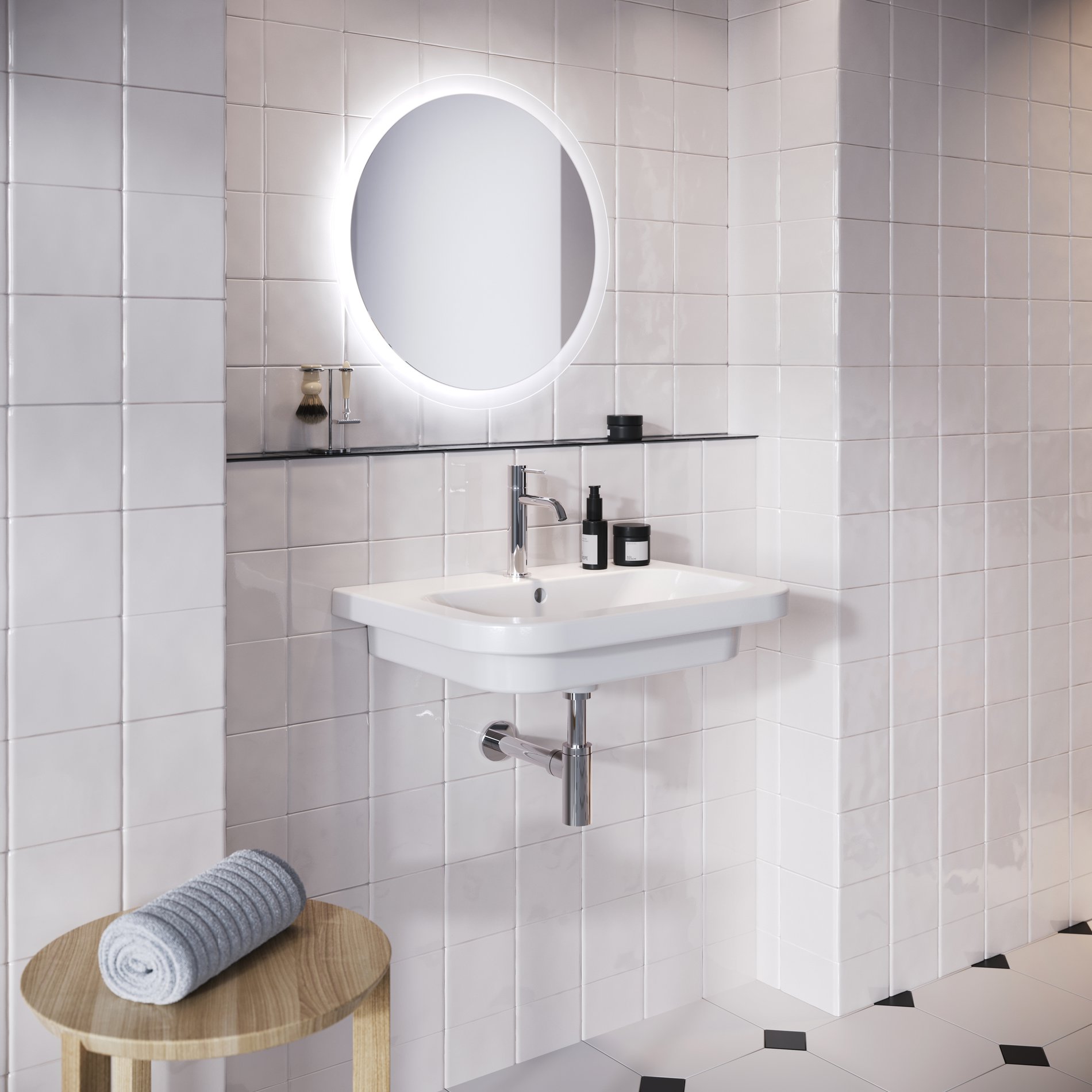 Ravak Espirit álló mosdócsaptelep 190 mm leeresztő nélkül ES 012.00CR, Chrome – Króm, Mosdó csaptelepek