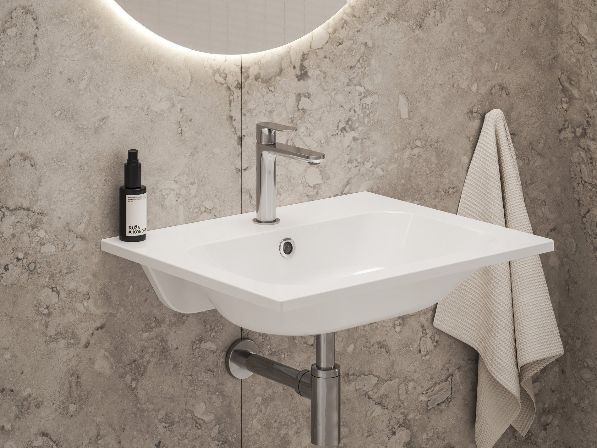 Ravak Eleganta álló mosdócsaptelep 170 mm leeresztő nélkül EL 012.00CR, Chrome – Mosdó csaptelepek