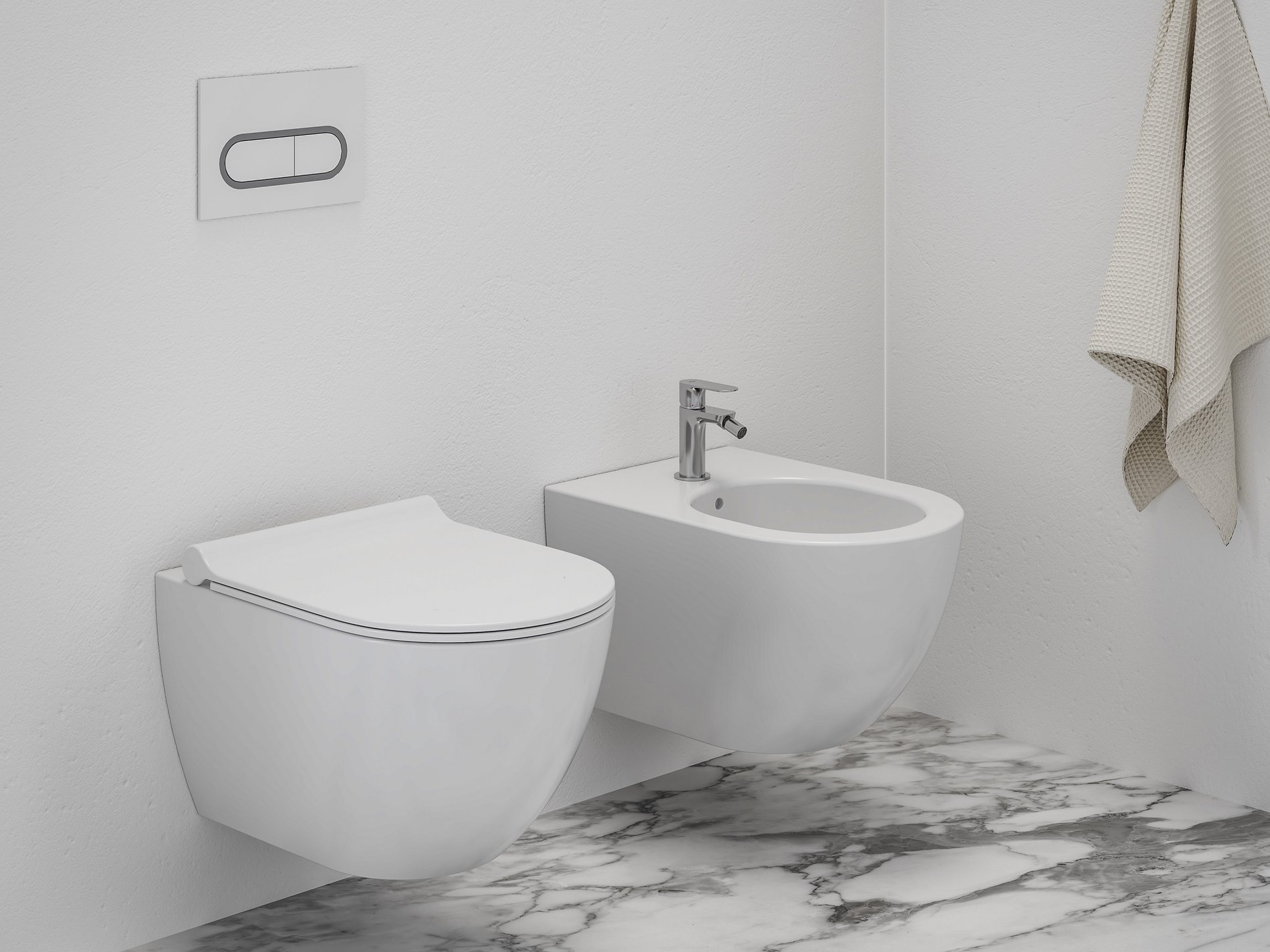 Ravak Eleganta álló bidécsaptelep 130 mm leersztő nélkül EL 056.00CR, Chrome – Króm, Bidé csaptelep