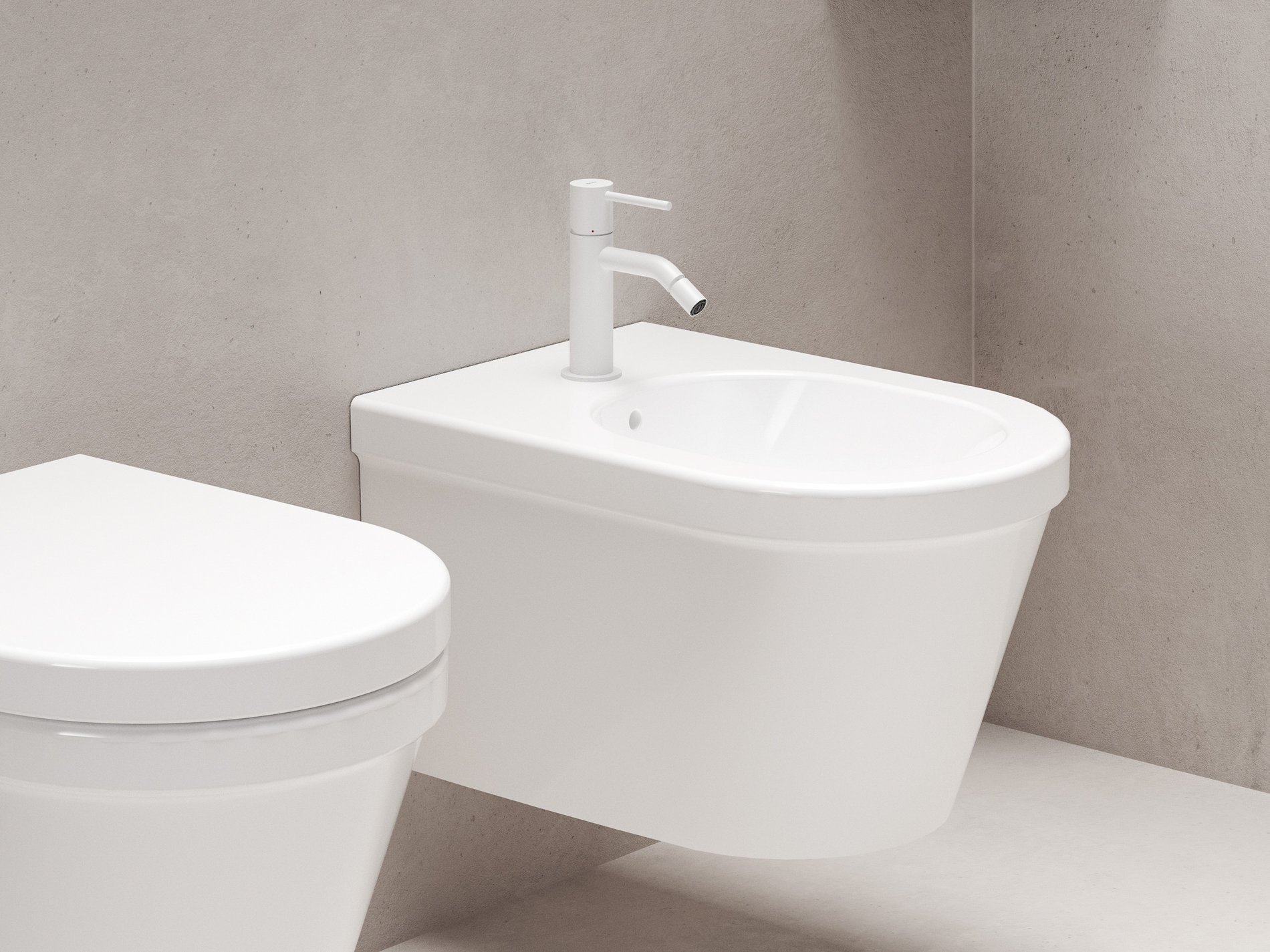Ravak Espirit álló bidécsaptelep 150 mm leersztő nélkül ES 056.10WV , White Velvet – Fehér, Bidé csaptelep