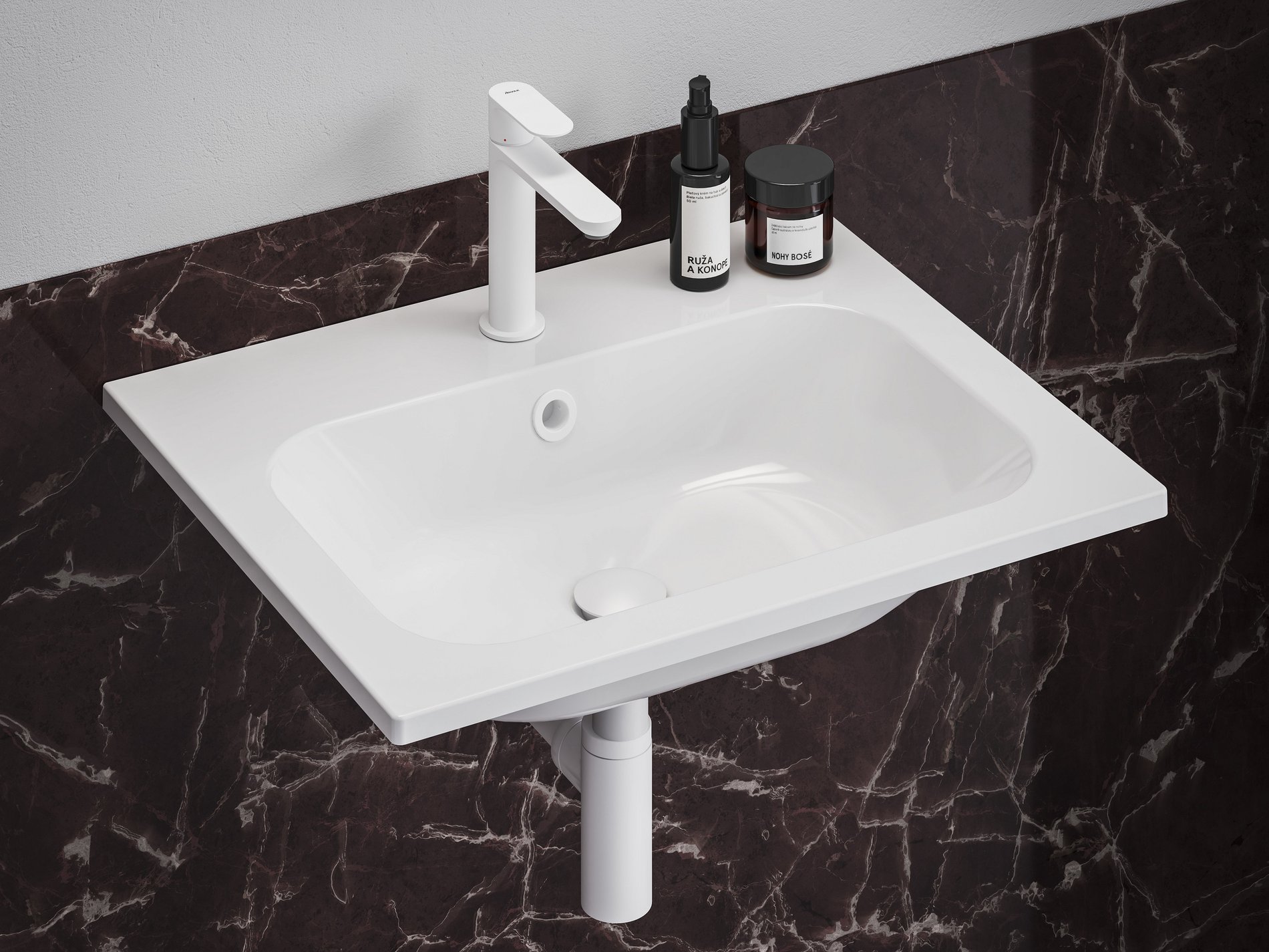 Ravak Eleganta álló mosdócsaptelep 170 mm leeresztő nélkül EL 012.10WV, White Velvet – Mosdó csaptelepek