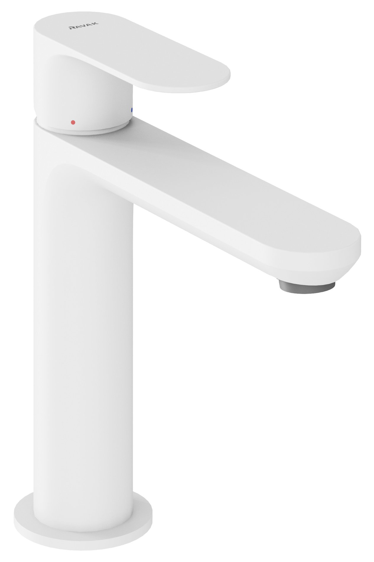 Ravak Eleganta álló mosdócsaptelep 170 mm leeresztő nélkül EL 012.10WV, White Velvet – Fehér, Mosdó csaptelepek