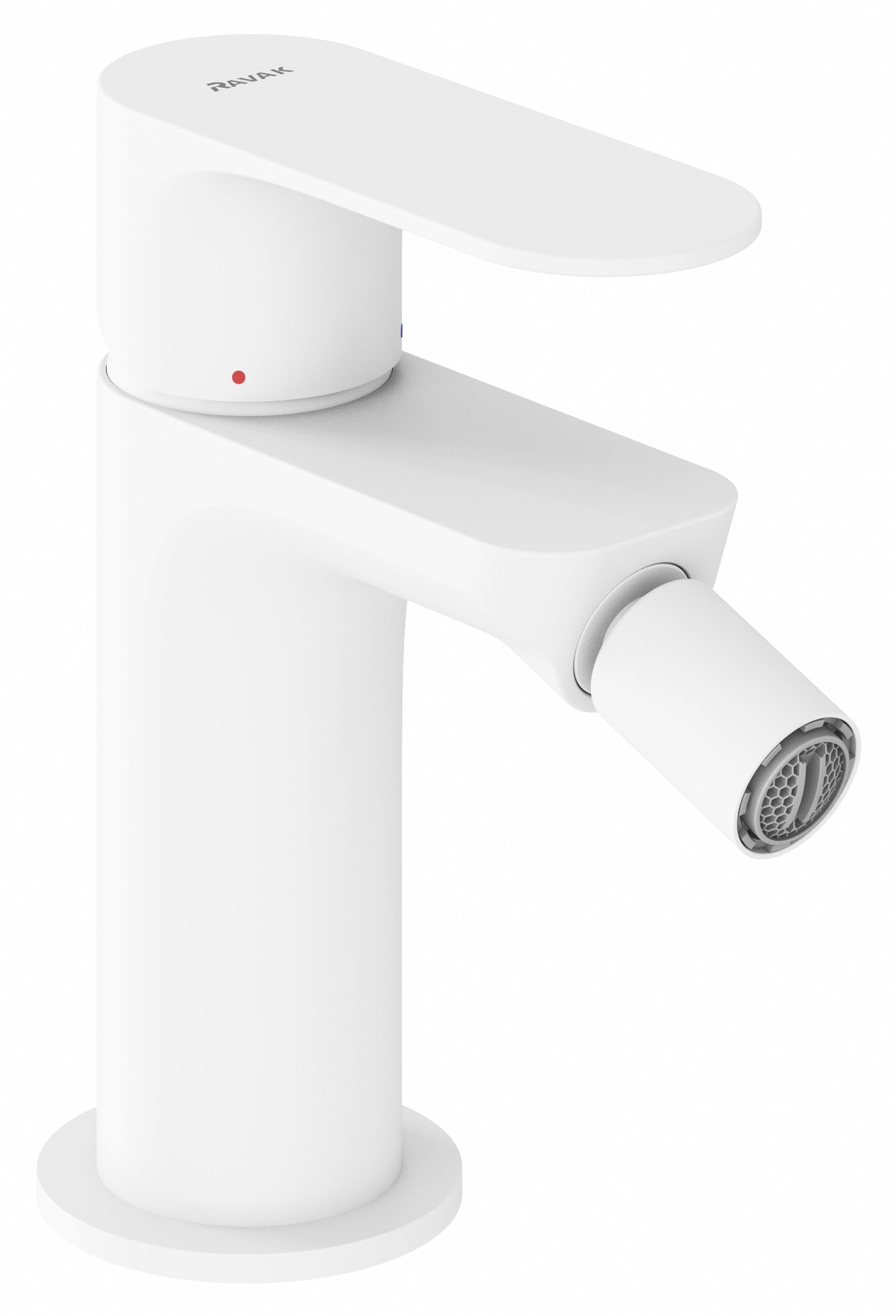 Ravak Eleganta álló bidécsaptelep 130 mm leersztő nélkül EL 056.10WV , White Velvet – Fehér, Bidé csaptelep