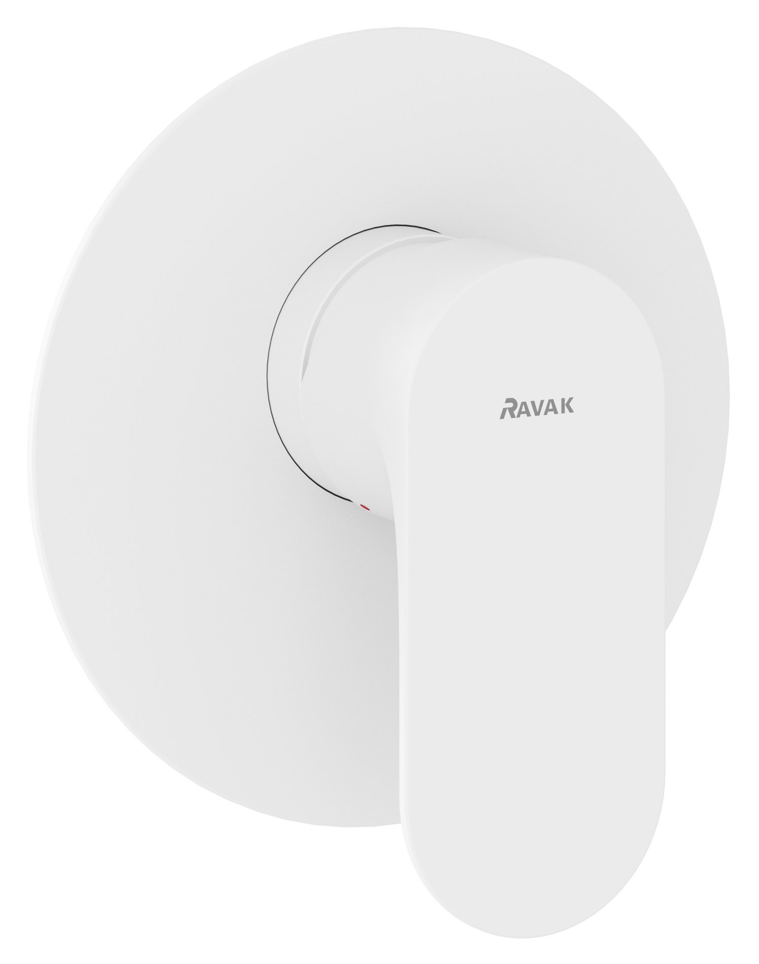 Ravak Eleganta falba szüllyesztett csaptelep, egyutas, belső egységgel EL 062.10WV.O1, White Velvet – Fehér, Kádcsaptelepek
