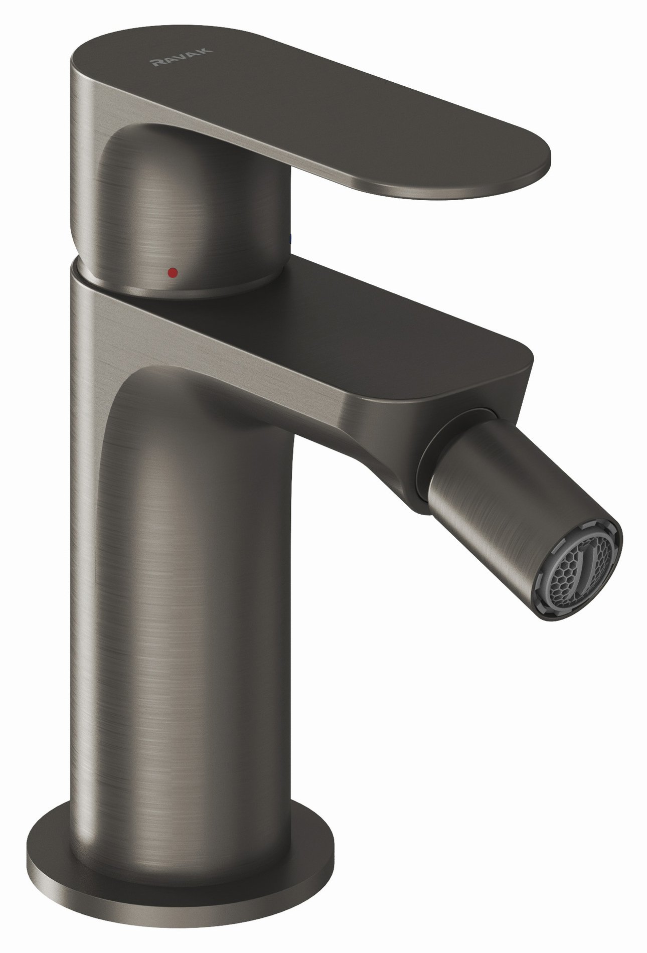 Ravak Eleganta álló bidécsaptelep 130 mm leersztő nélkül EL 056.20GB, grafit – Szürke, Bidé csaptelep