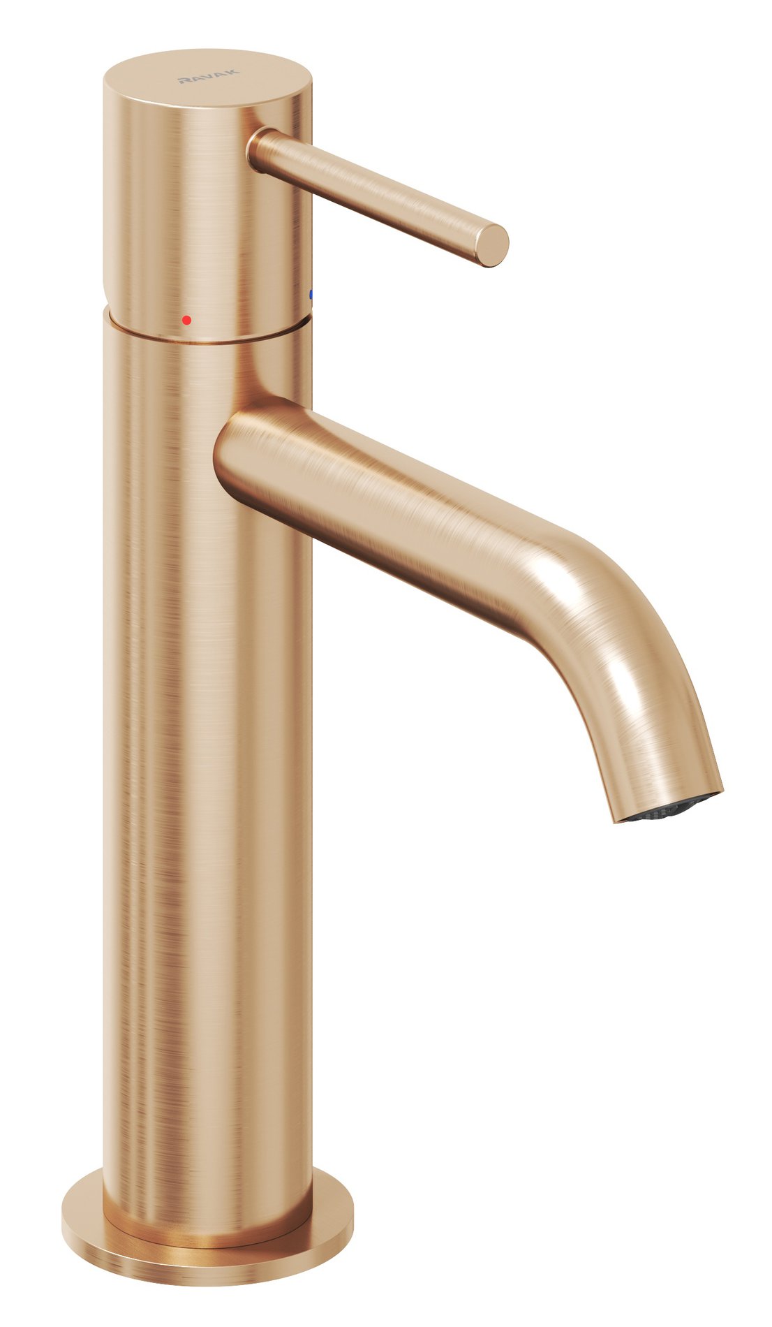 Ravak Espirit álló mosdócsaptelep 190 mm leeresztő nélkül ES 012.60RGB, rose gold – Rózsa arany, Mosdó csaptelepek