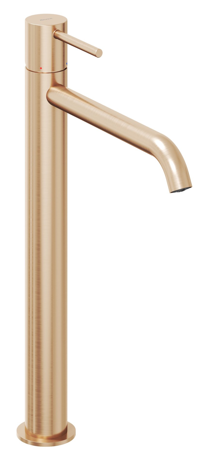 Ravak Espirit álló mosdócsaptelep 340 mm leeresztő nélkül ES 015.60RGB, rose gold – Rózsa arany, Mosdó csaptelepek