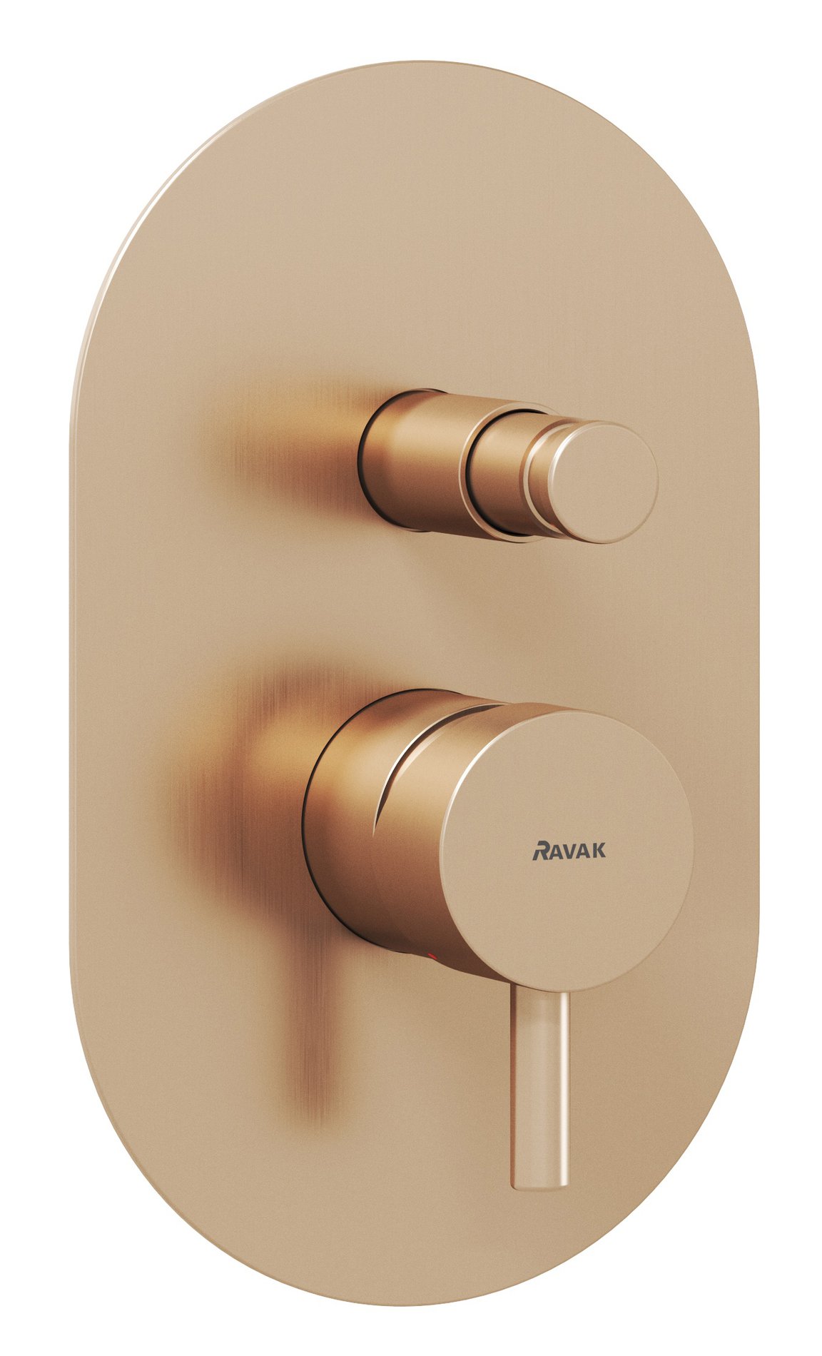 Ravak Espirit falba süllyesztet csaptelep, automatikus kétutas, belső egységgel ES 061.60RGB.O2, rose gold