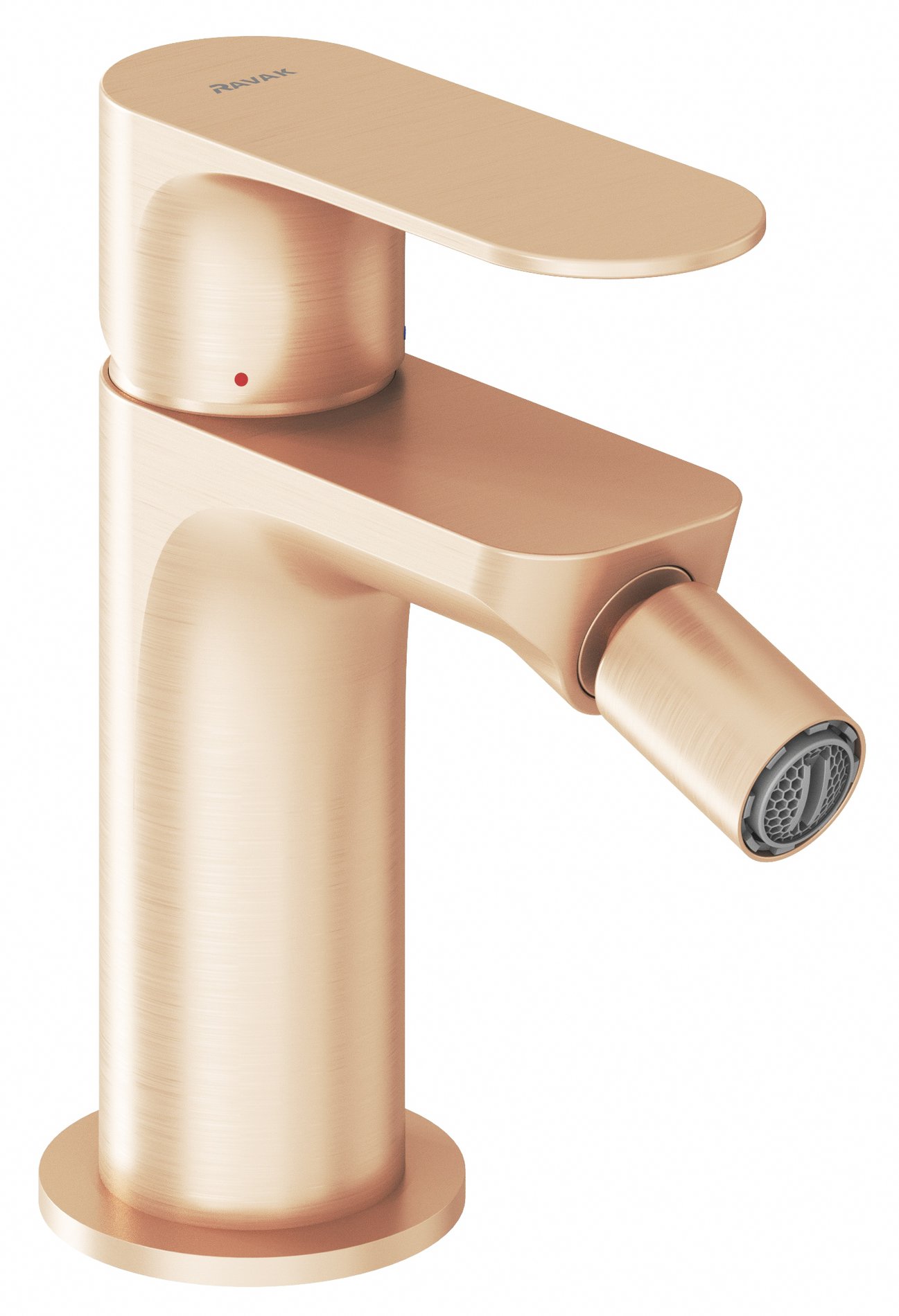 Ravak Eleganta álló bidécsaptelep 130 mm leersztő nélkül EL 056.60RGB, rose gold – Rózsa arany, Bidé csaptelep